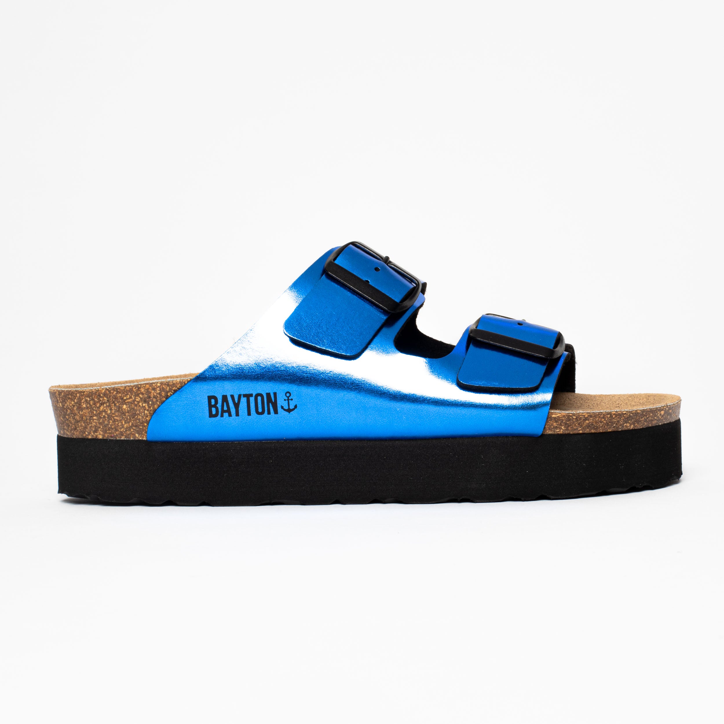 Sandalias Plataforma Japet Azul Royal