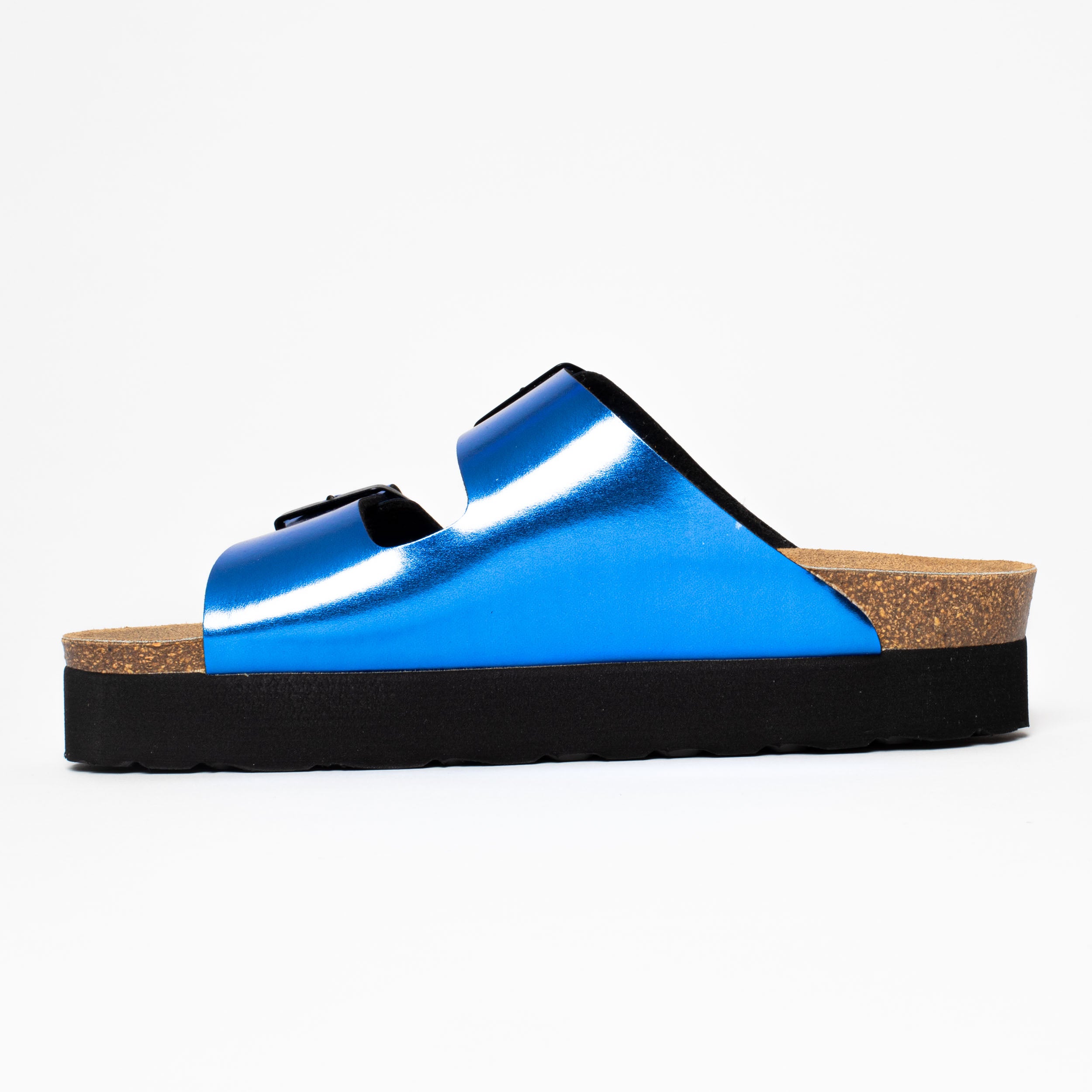 Japet Royal Blue Platform Sandals