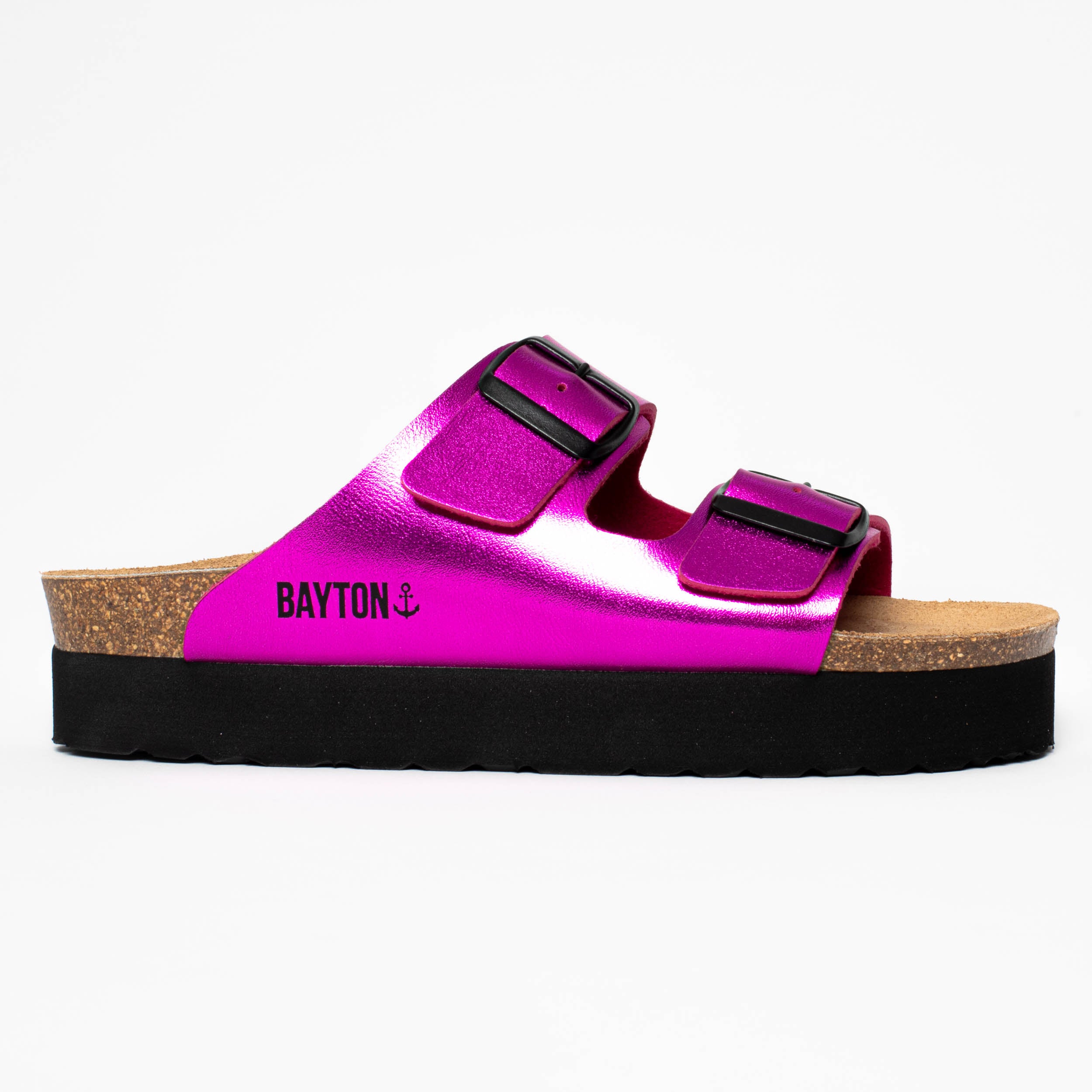 Japet Fuschia Platform Sandals