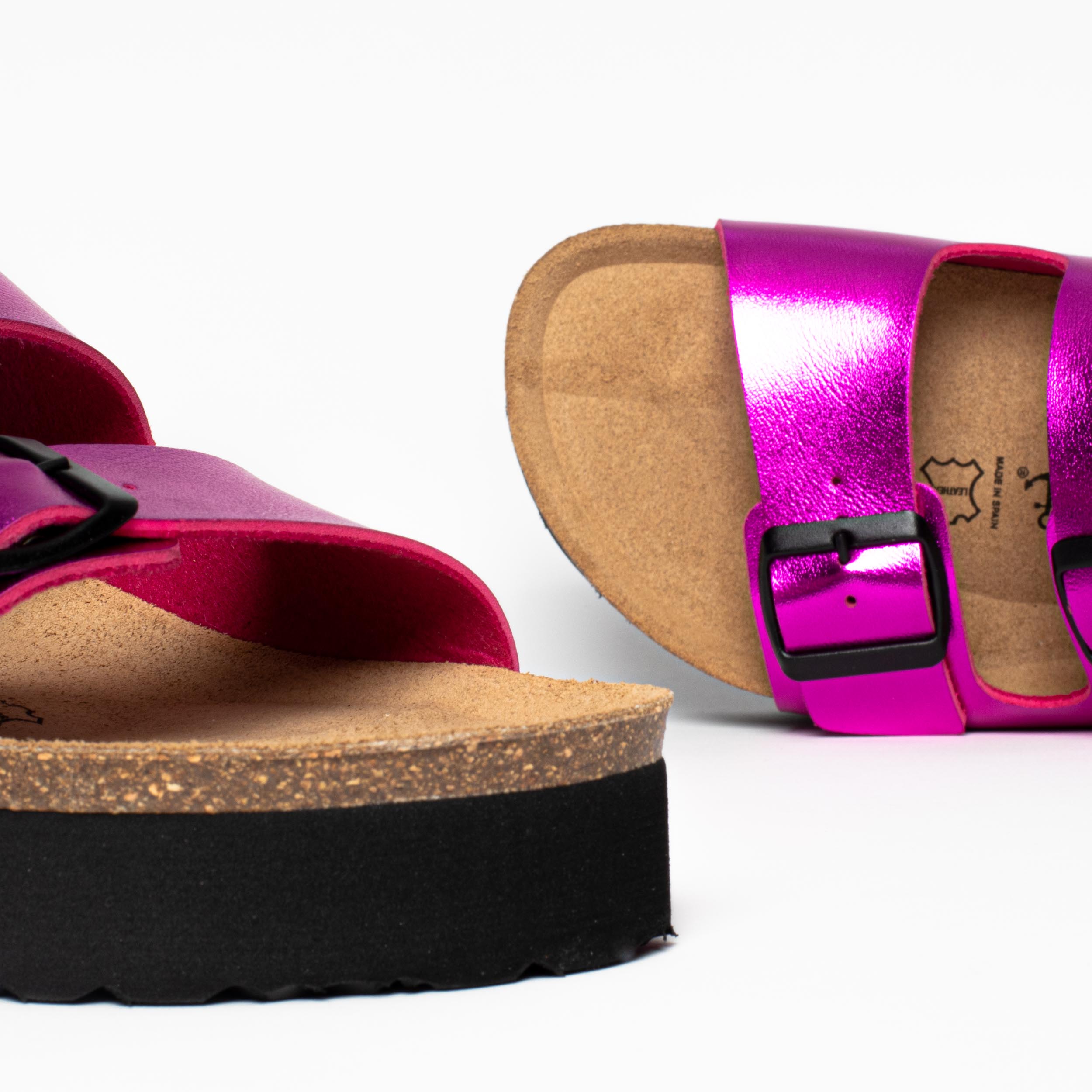 Japet Fuschia Platform Sandals