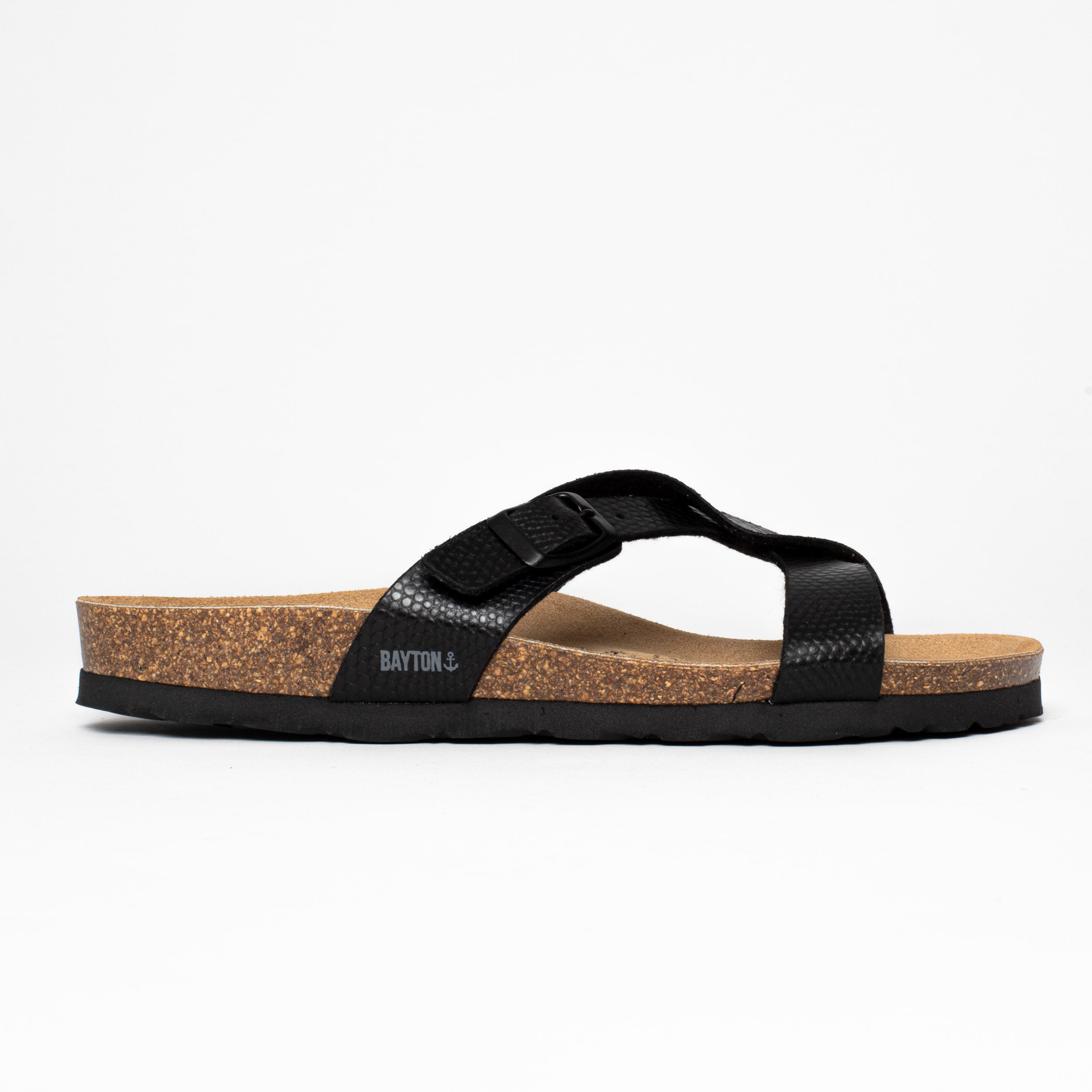 Sebastian Black 2 Strap Sandals