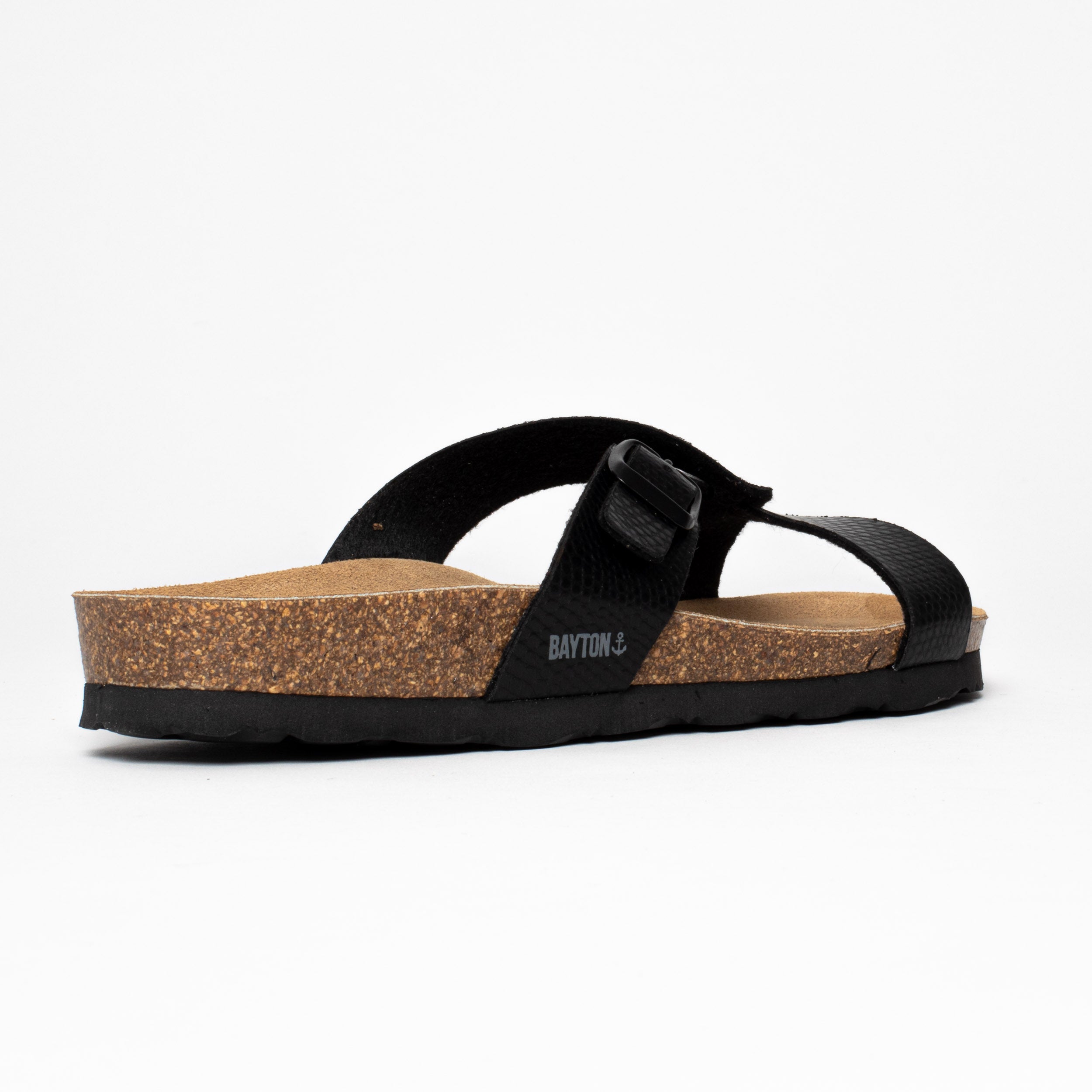 Sebastian Black 2 Strap Sandals