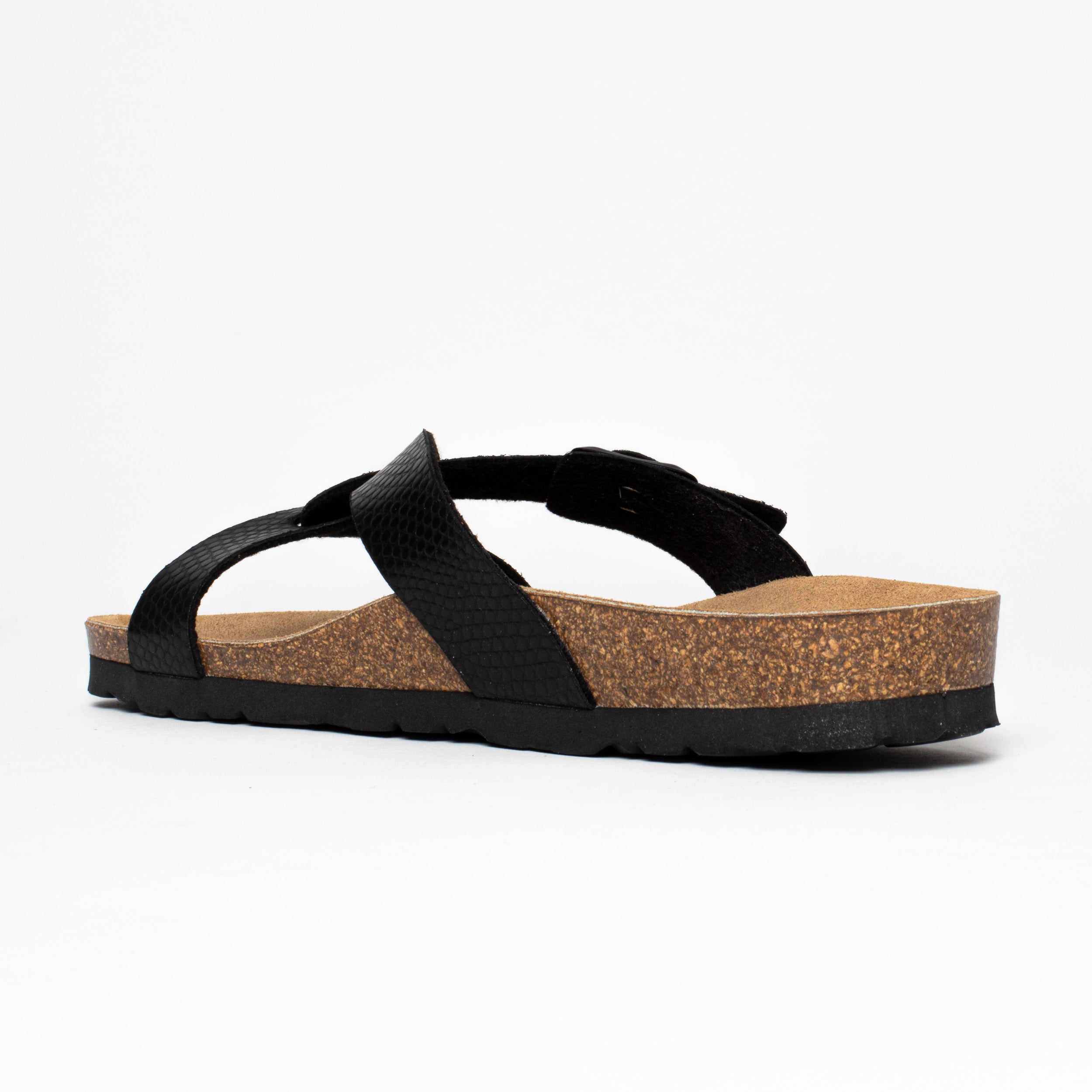 Sandalias Sebastian 2 Tiras Negro