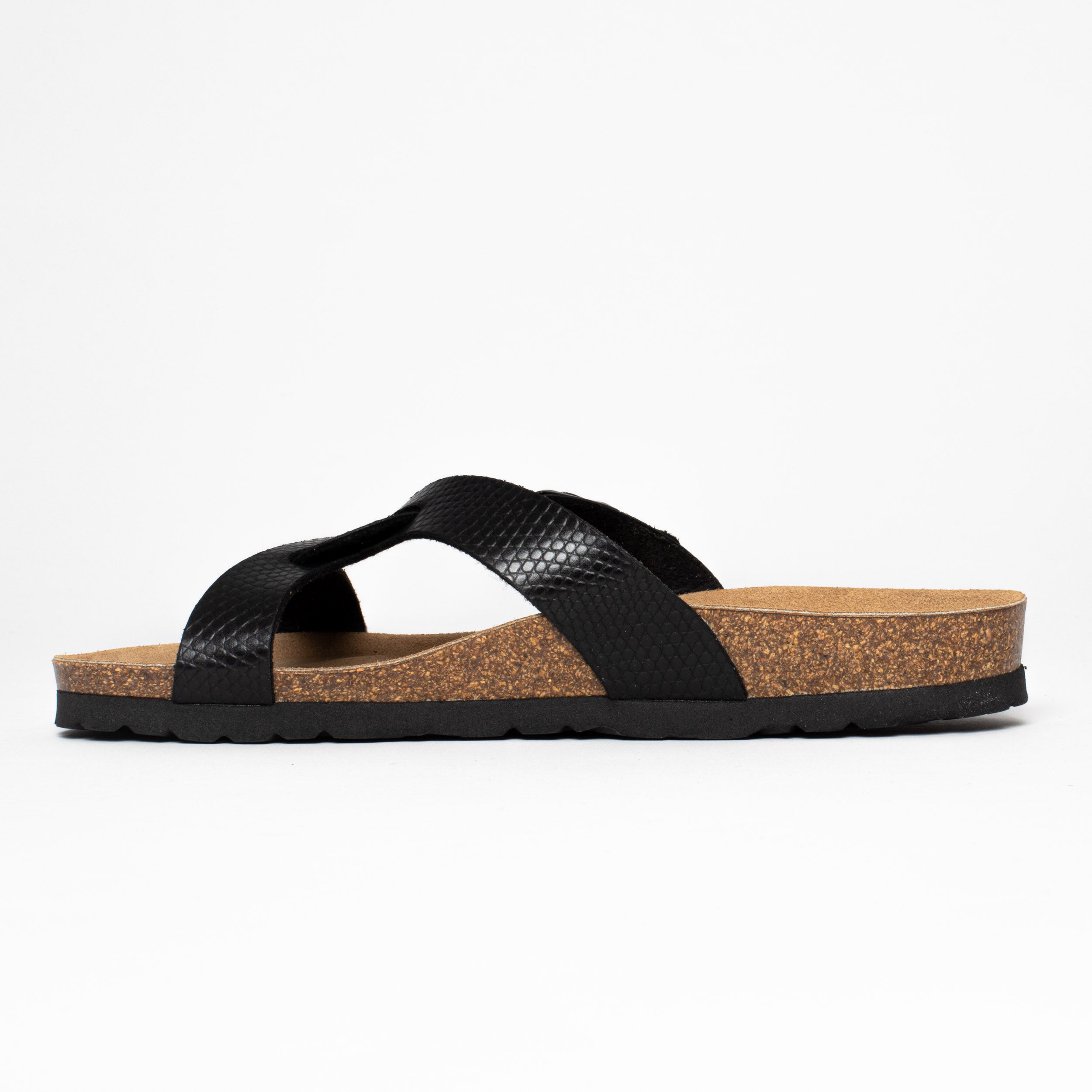 Sandalias Sebastian 2 Tiras Negro