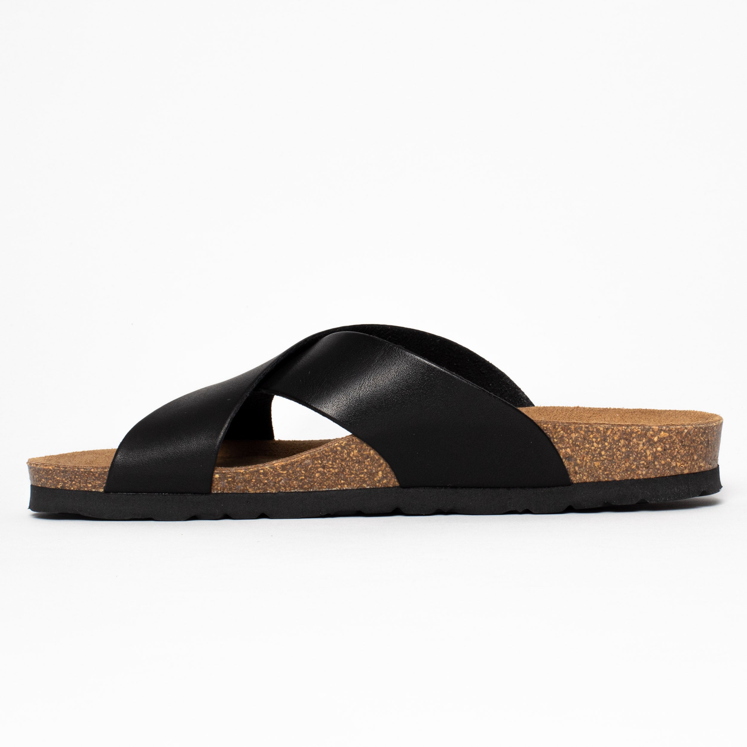 Gomera Black 2 Strap Sandals