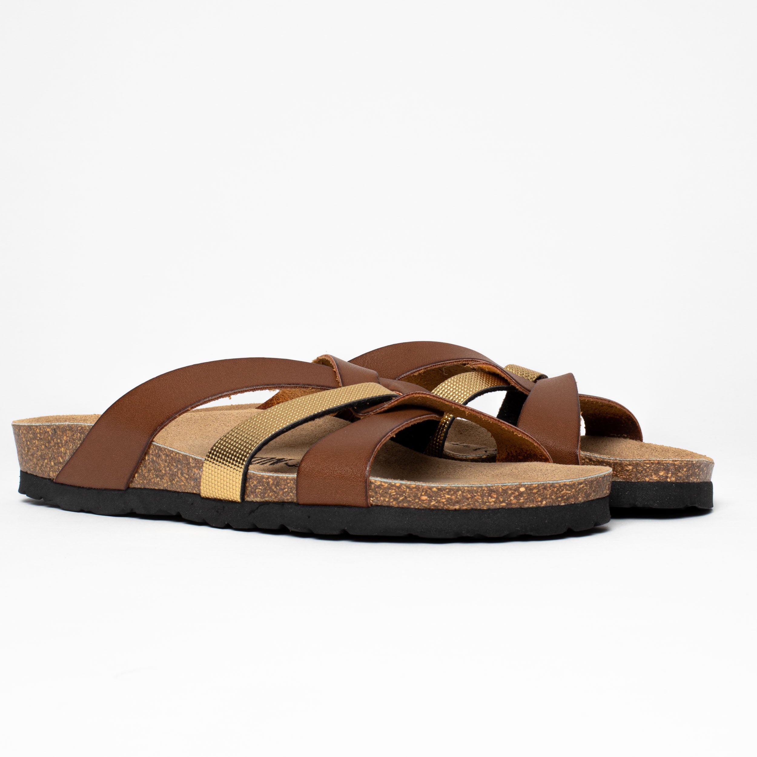 Santander Leopard Multi-Strap Sandals