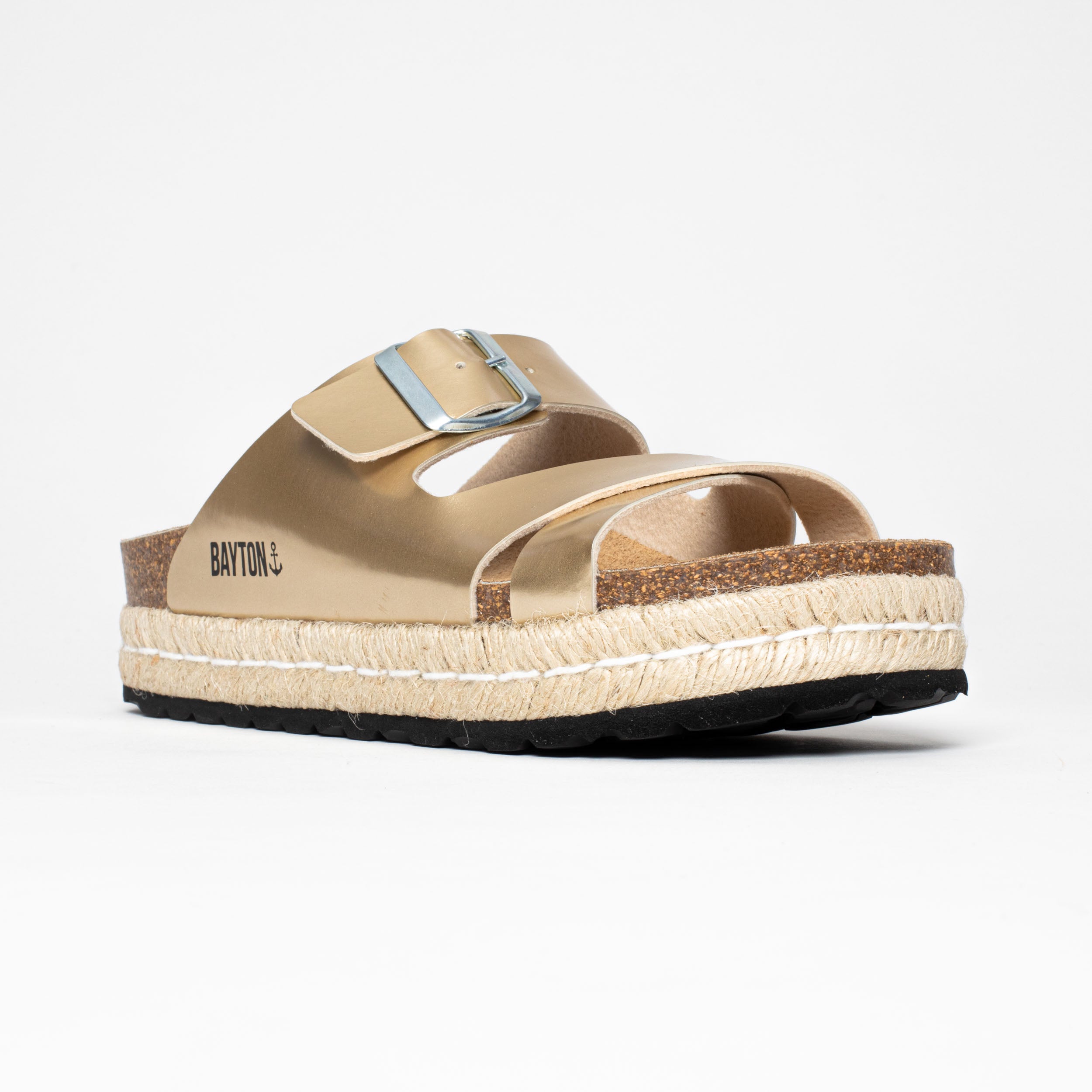 Tenerife Rope Platinium Platform Sandals