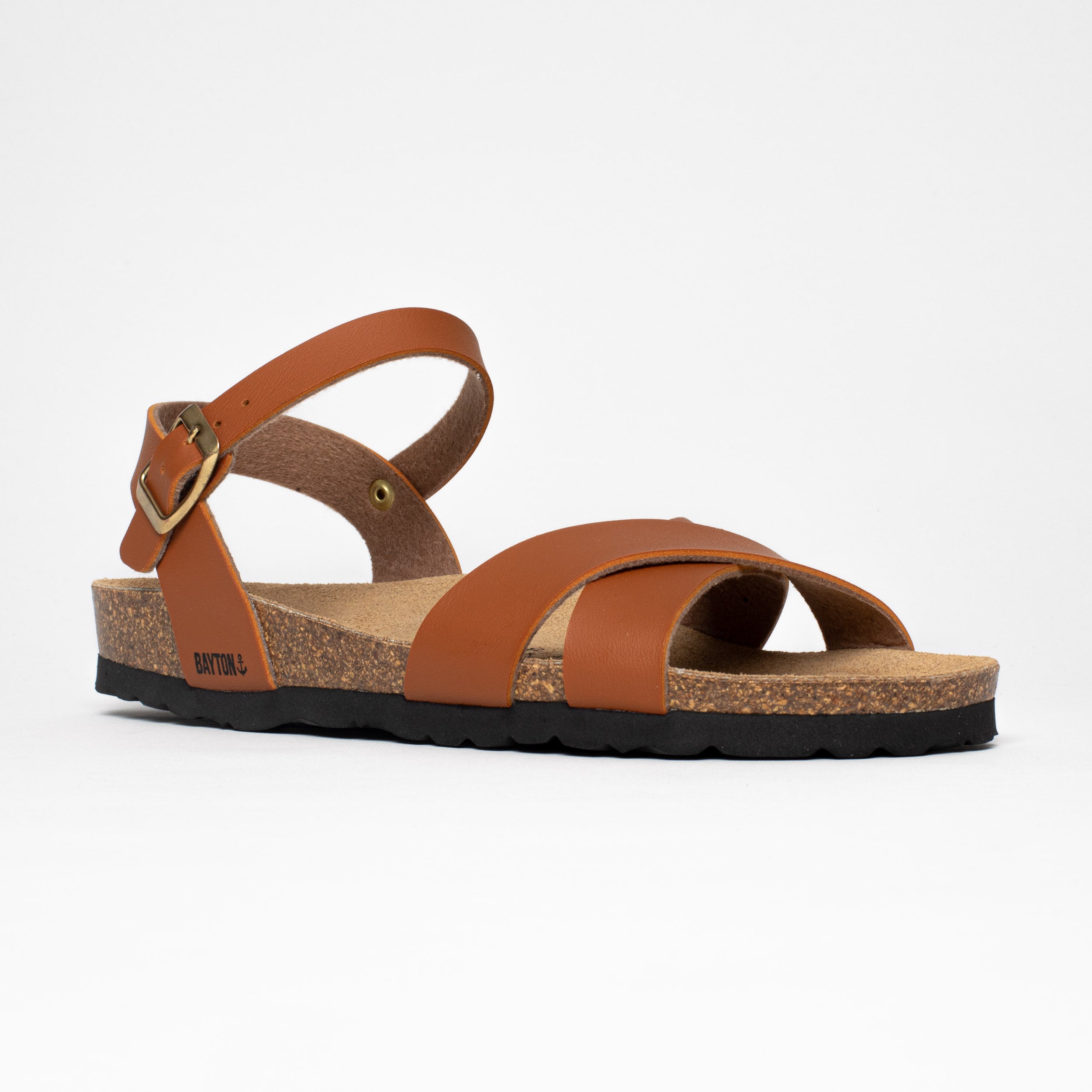 Vallado Tan Multi-Strap Sandals