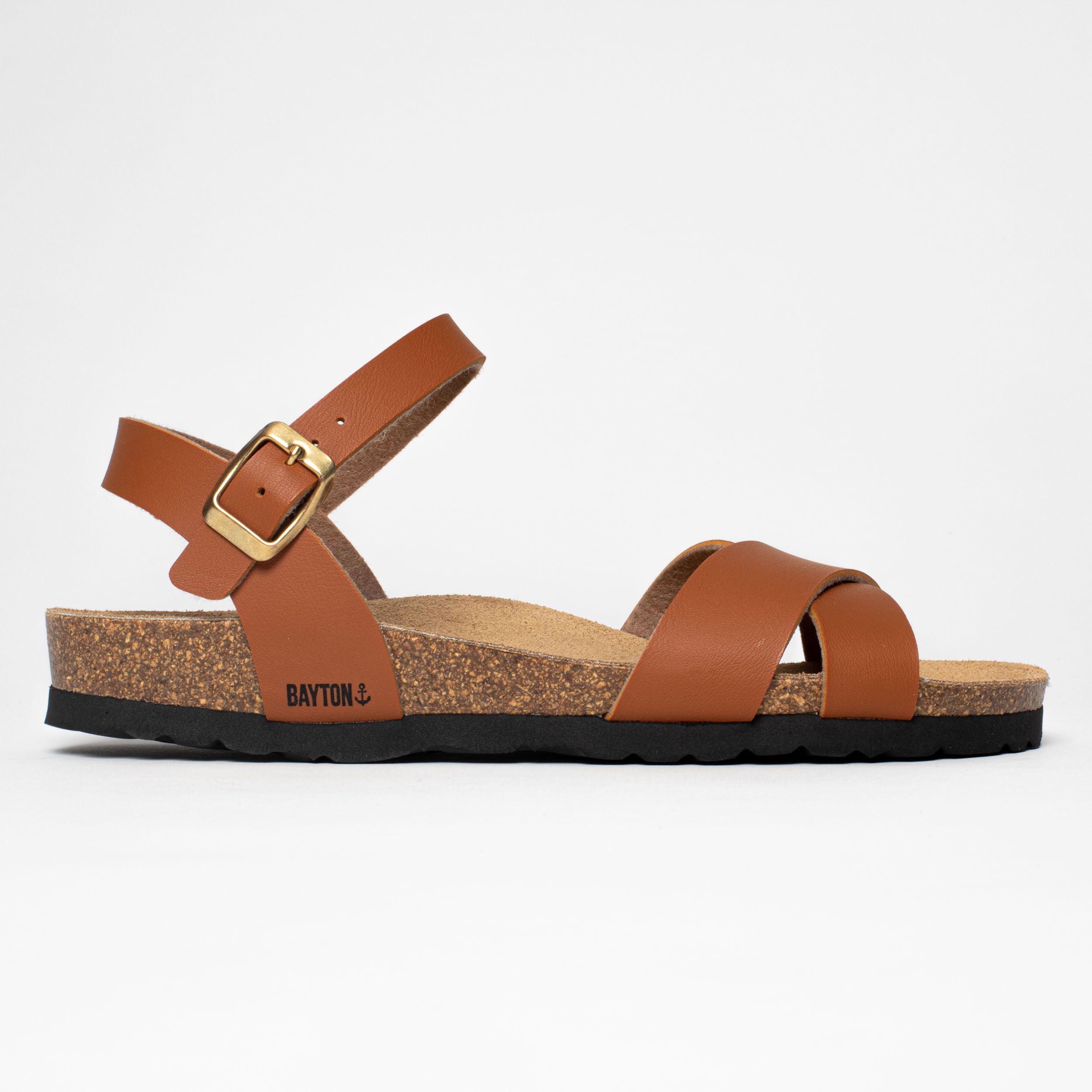 Vallado Tan Multi-Strap Sandals