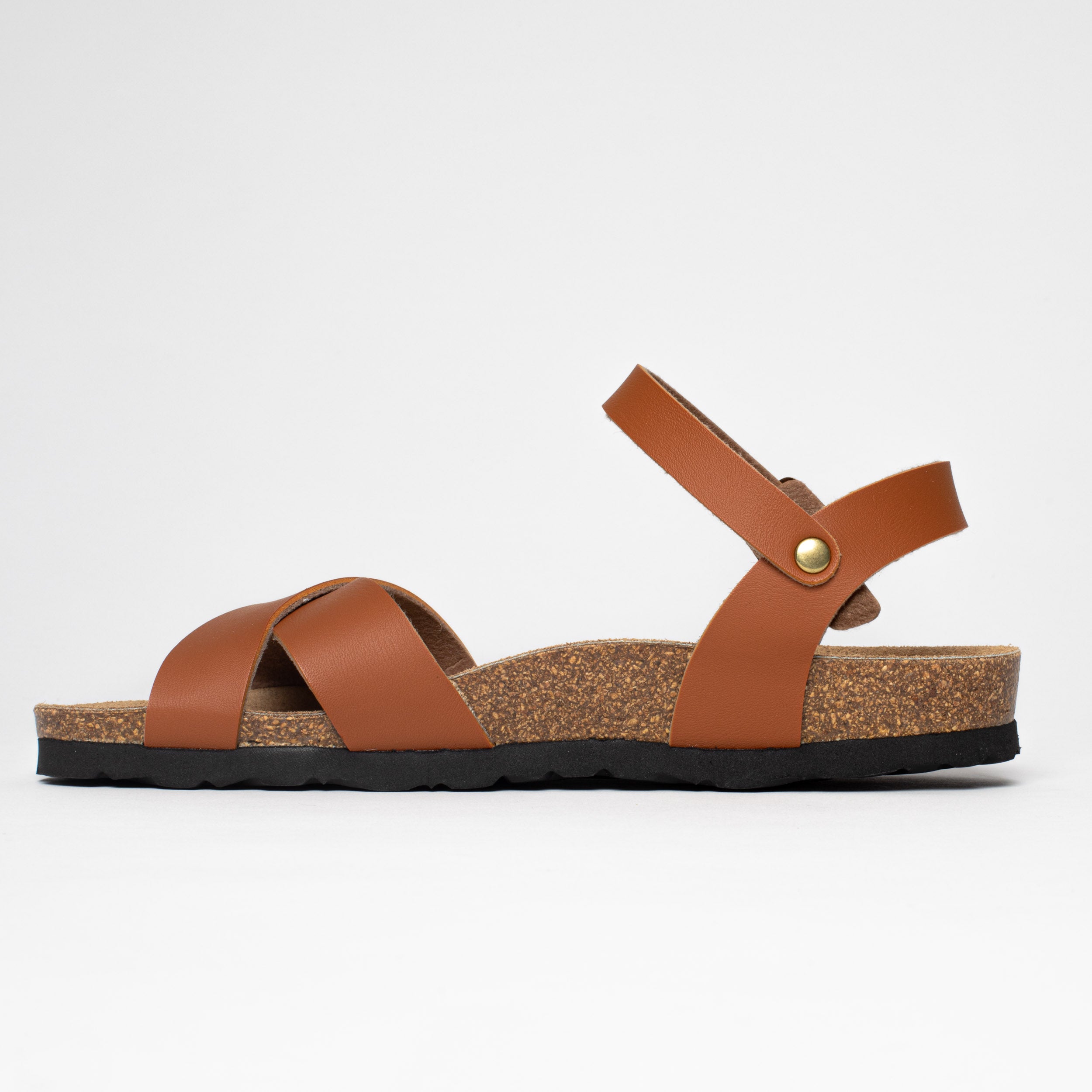 Vallado Tan Multi-Strap Sandals