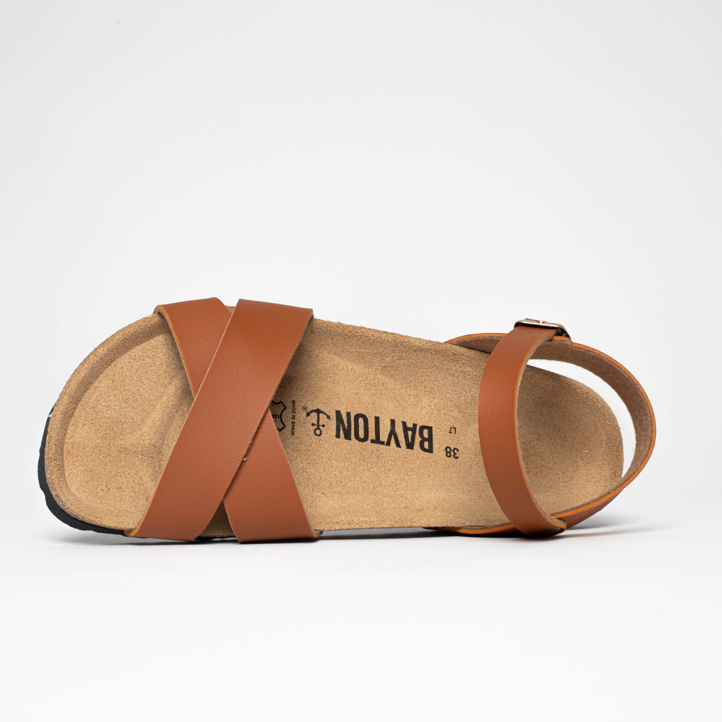 Vallado Tan Multi-Strap Sandals