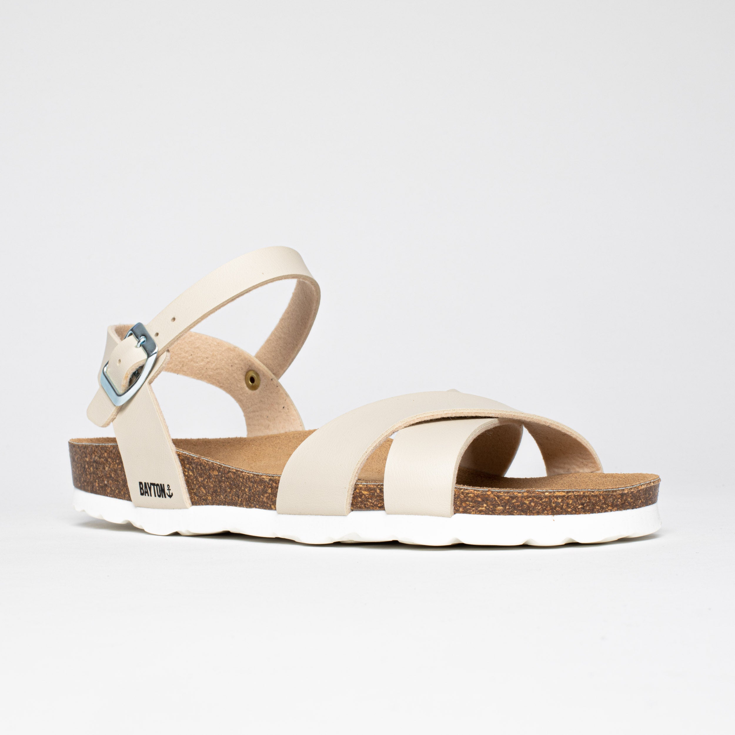 Vallado Off-White Multi-Strap Sandals