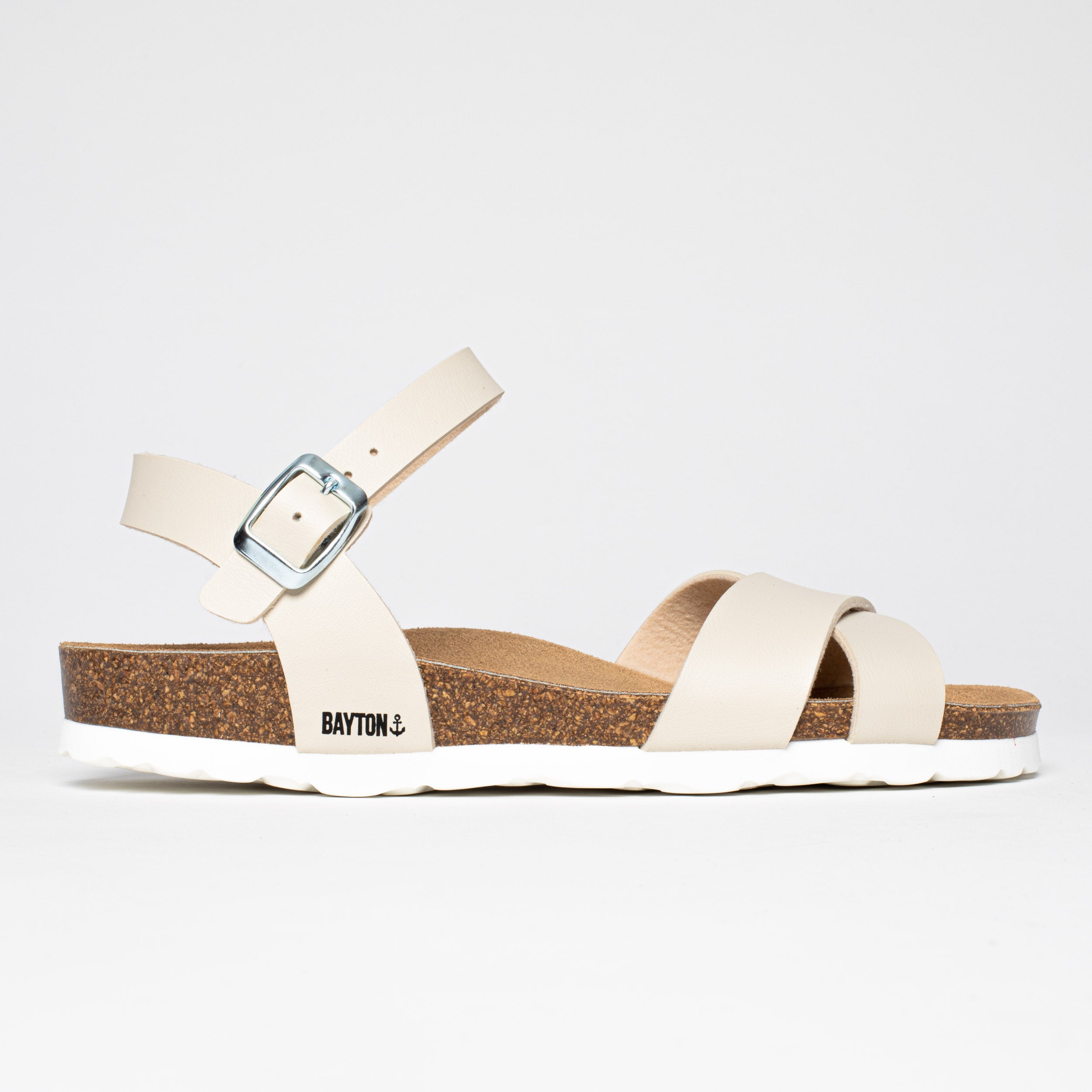 Vallado Off-White Multi-Strap Sandals