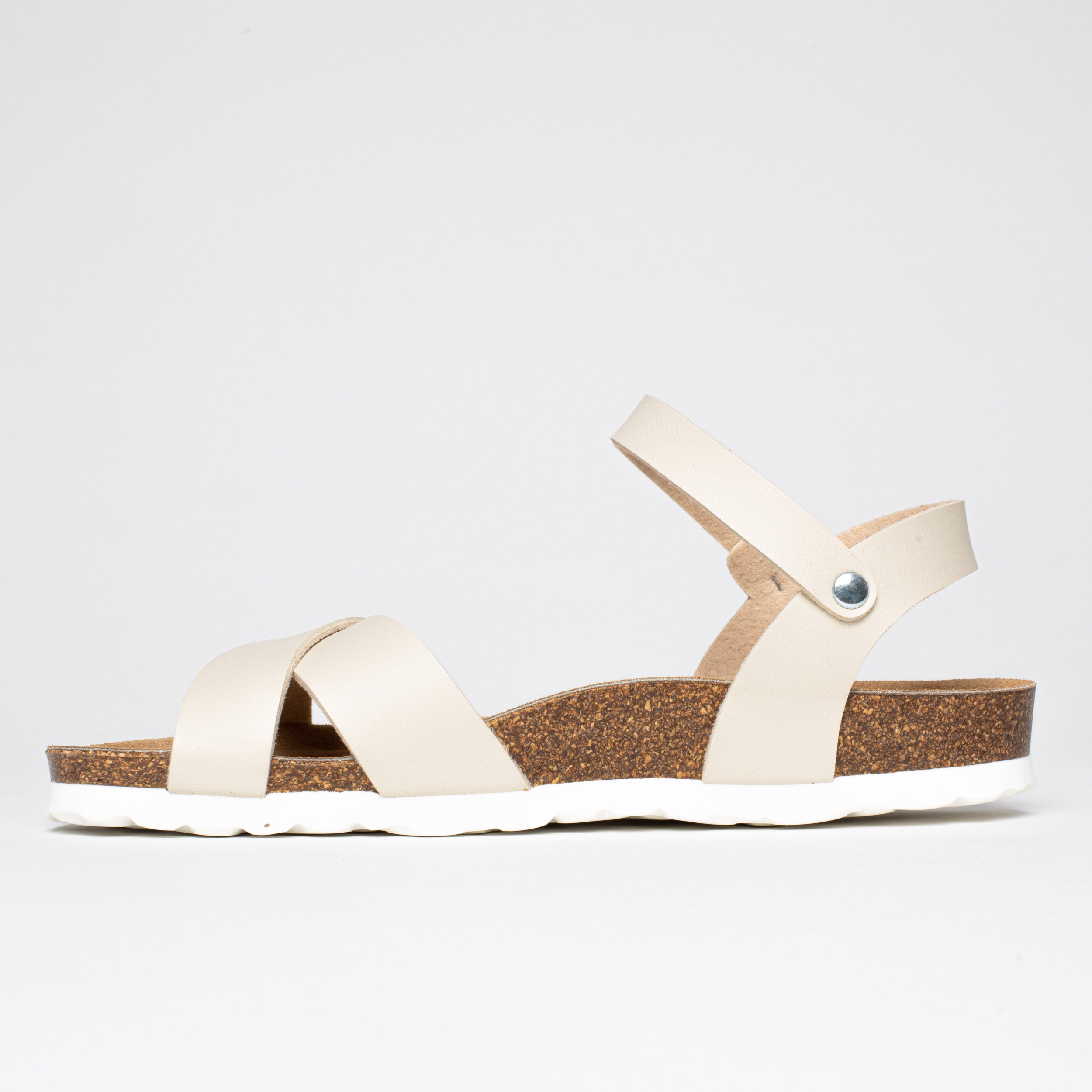 Vallado Off-White Multi-Strap Sandals