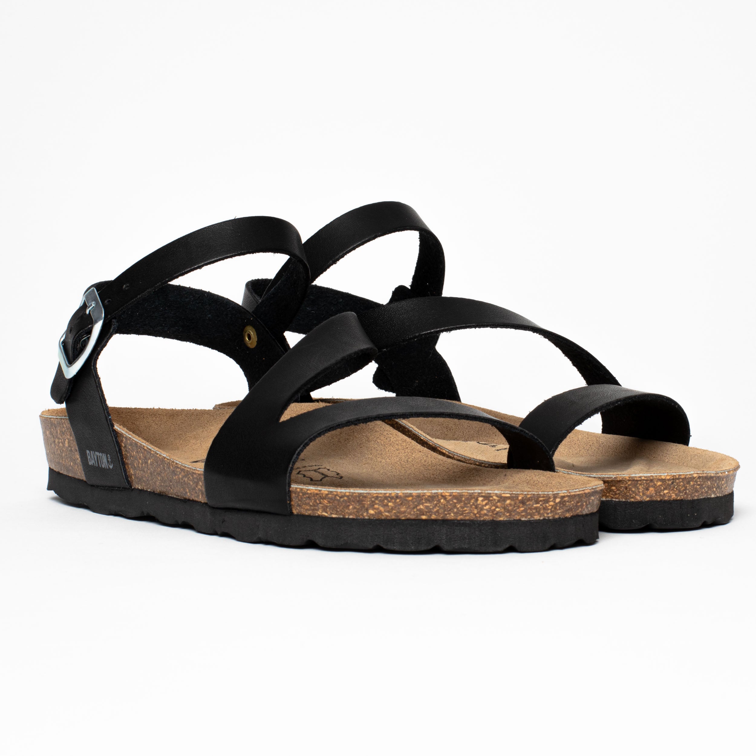 Sandalias Vigo Multitiras Negro