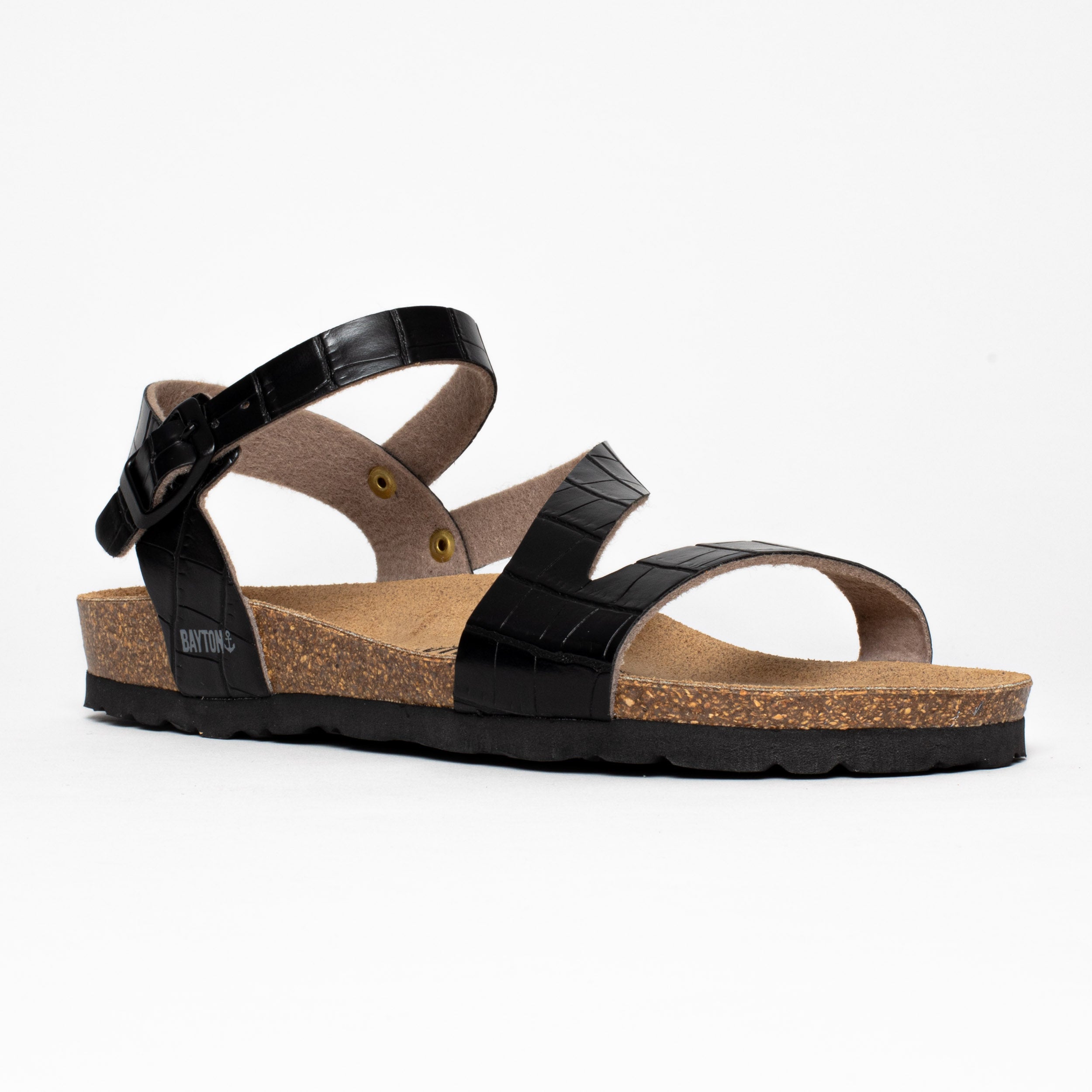 Sandales Vigo Noir Multi-Brides