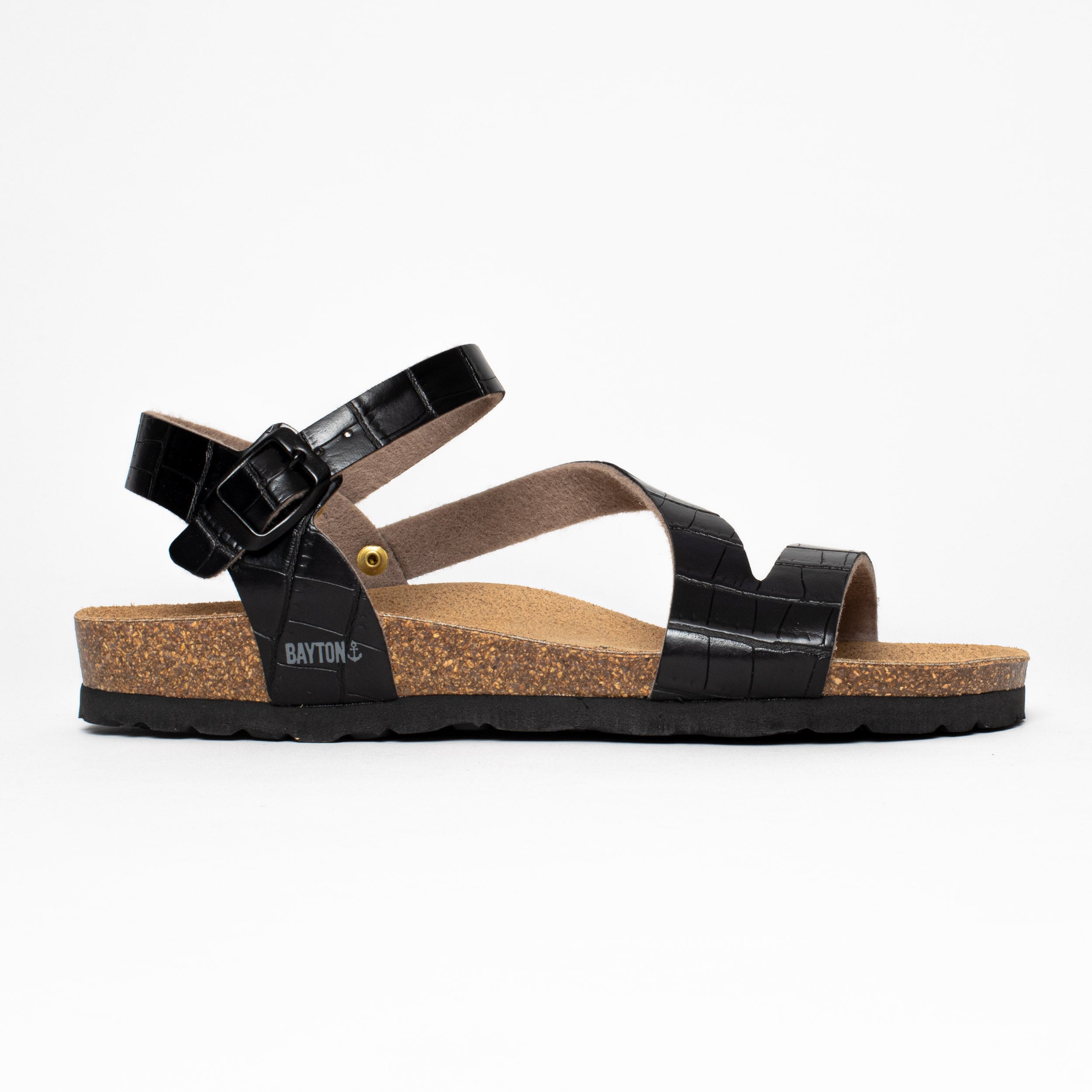 Sandalias Vigo Multitiras Negro