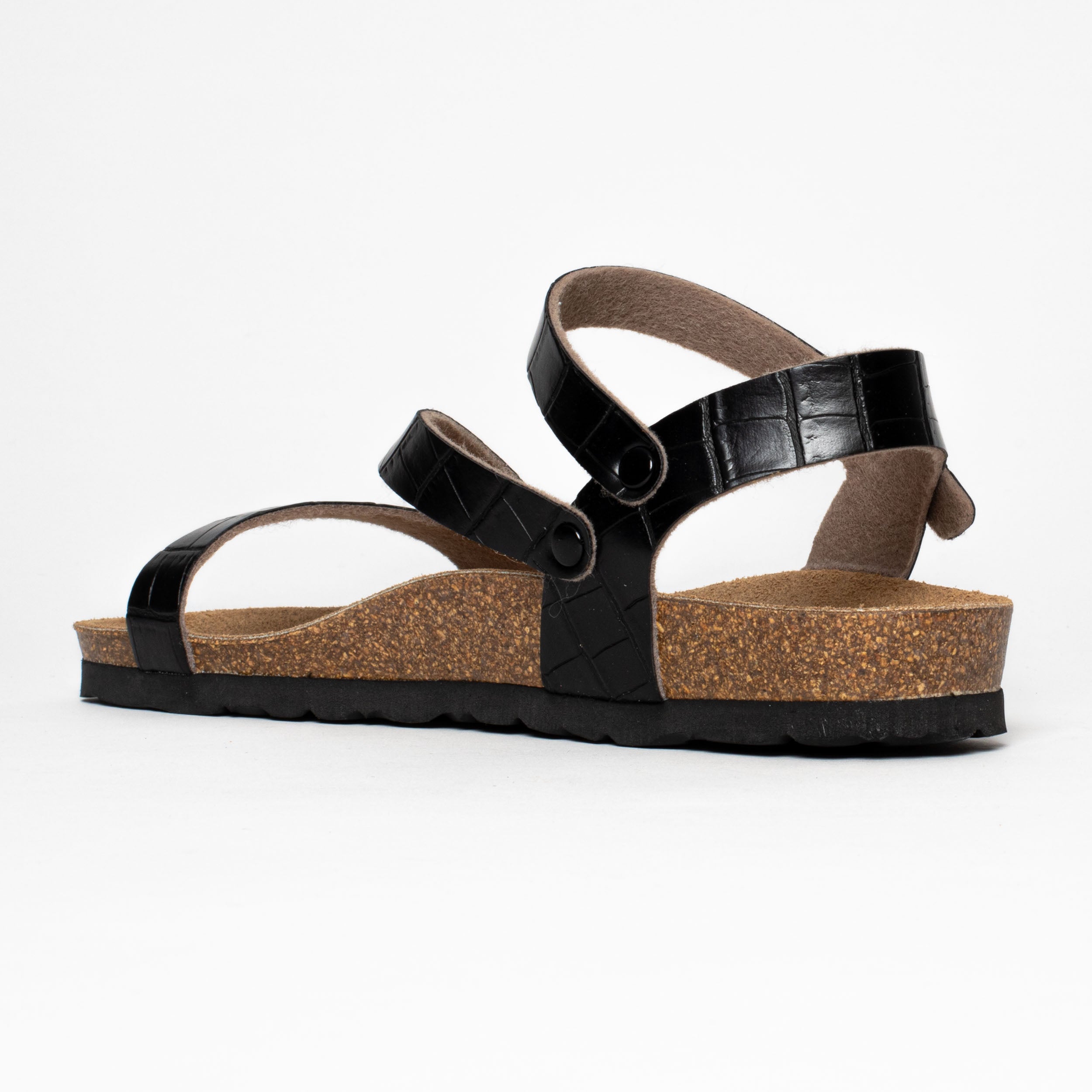 Sandales Vigo Noir Multi-Brides