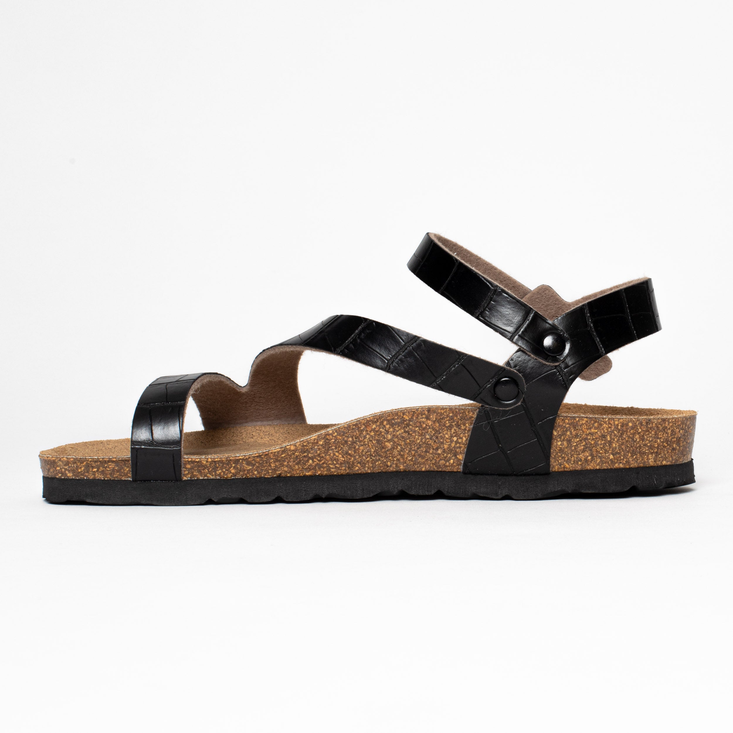 Sandalias Vigo Multitiras Negro