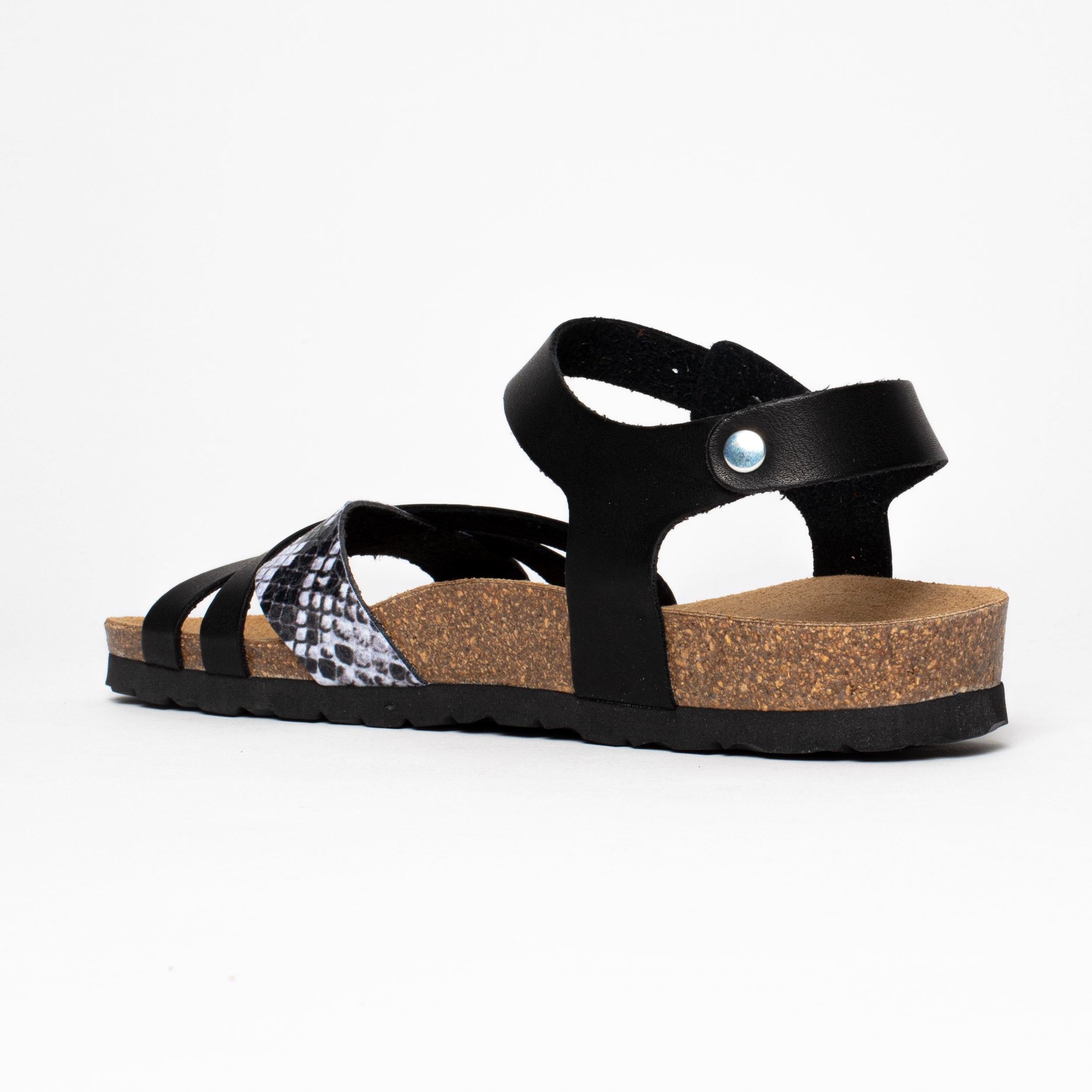 Sandales Denia Noir Multi-Brides