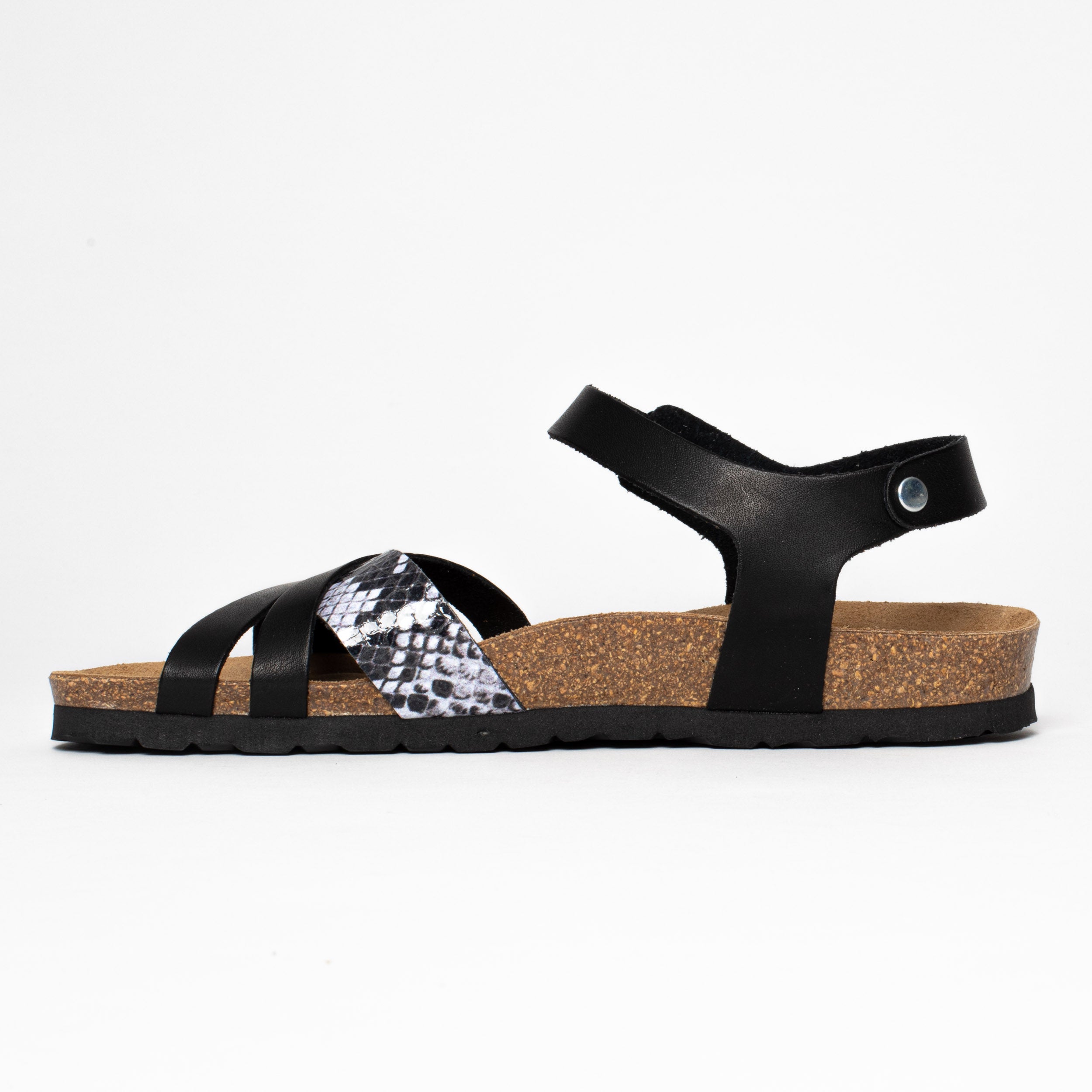 Sandales Denia Noir Multi-Brides