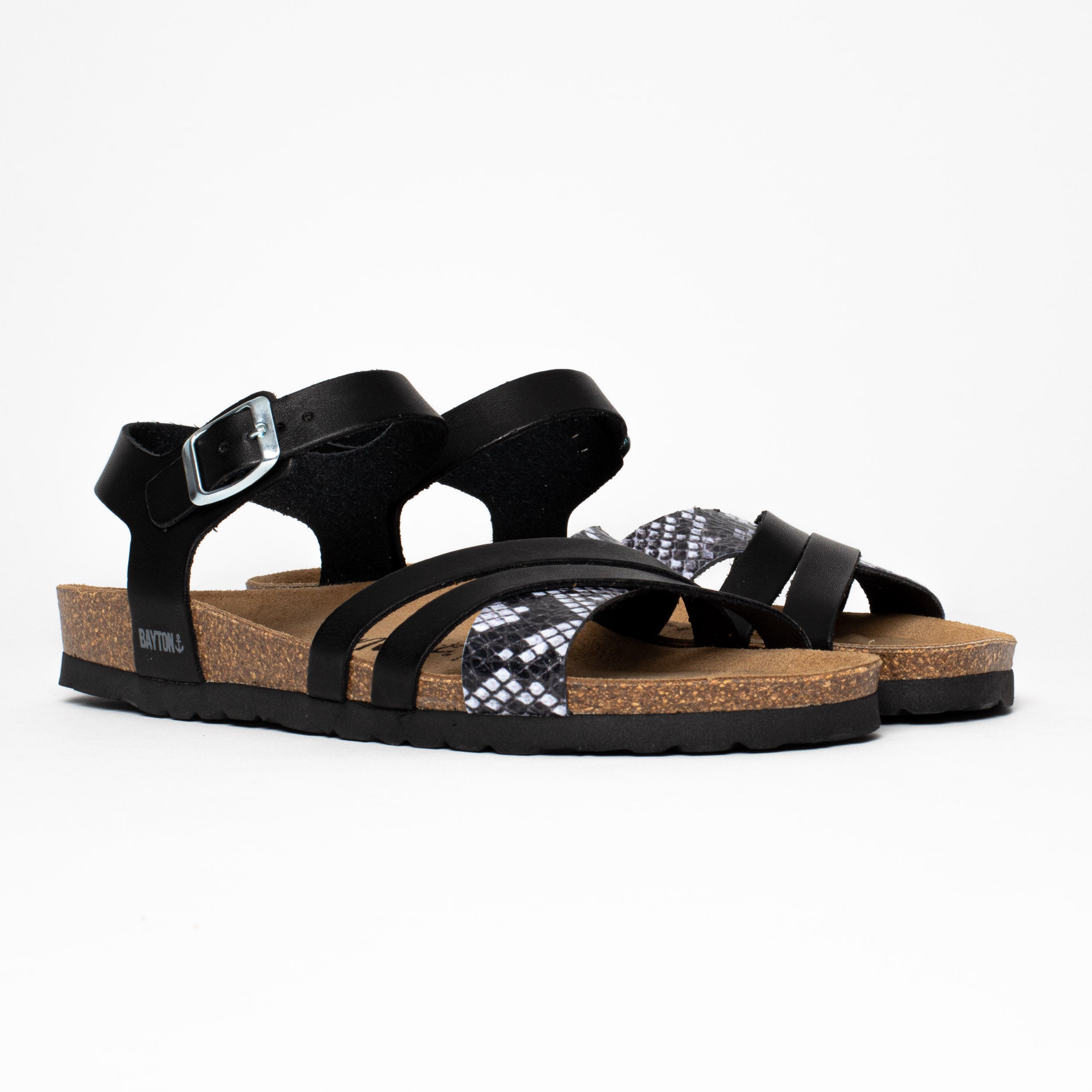 Sandales Denia Noir Multi-Brides