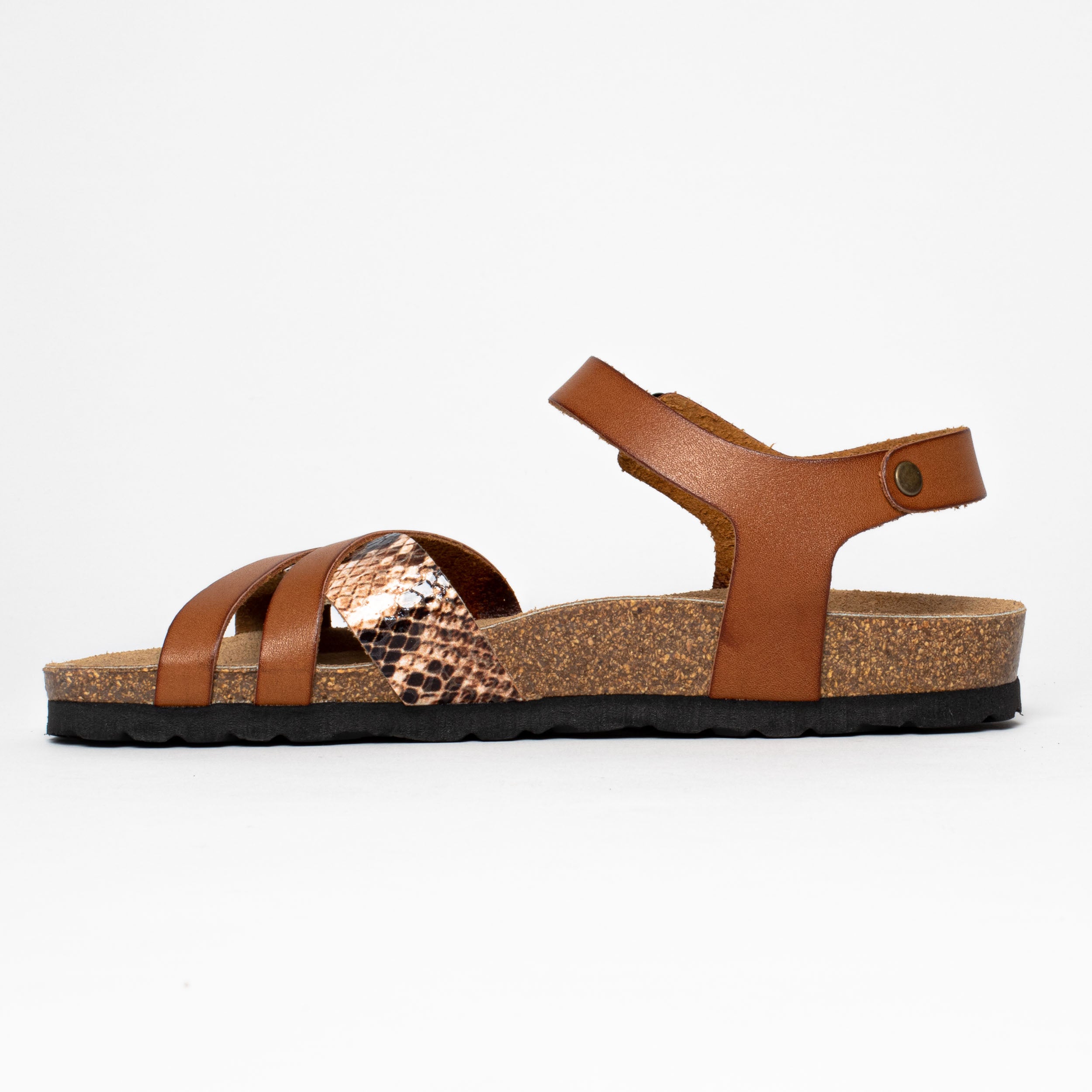 Sandales Denia Tan Multi-Brides