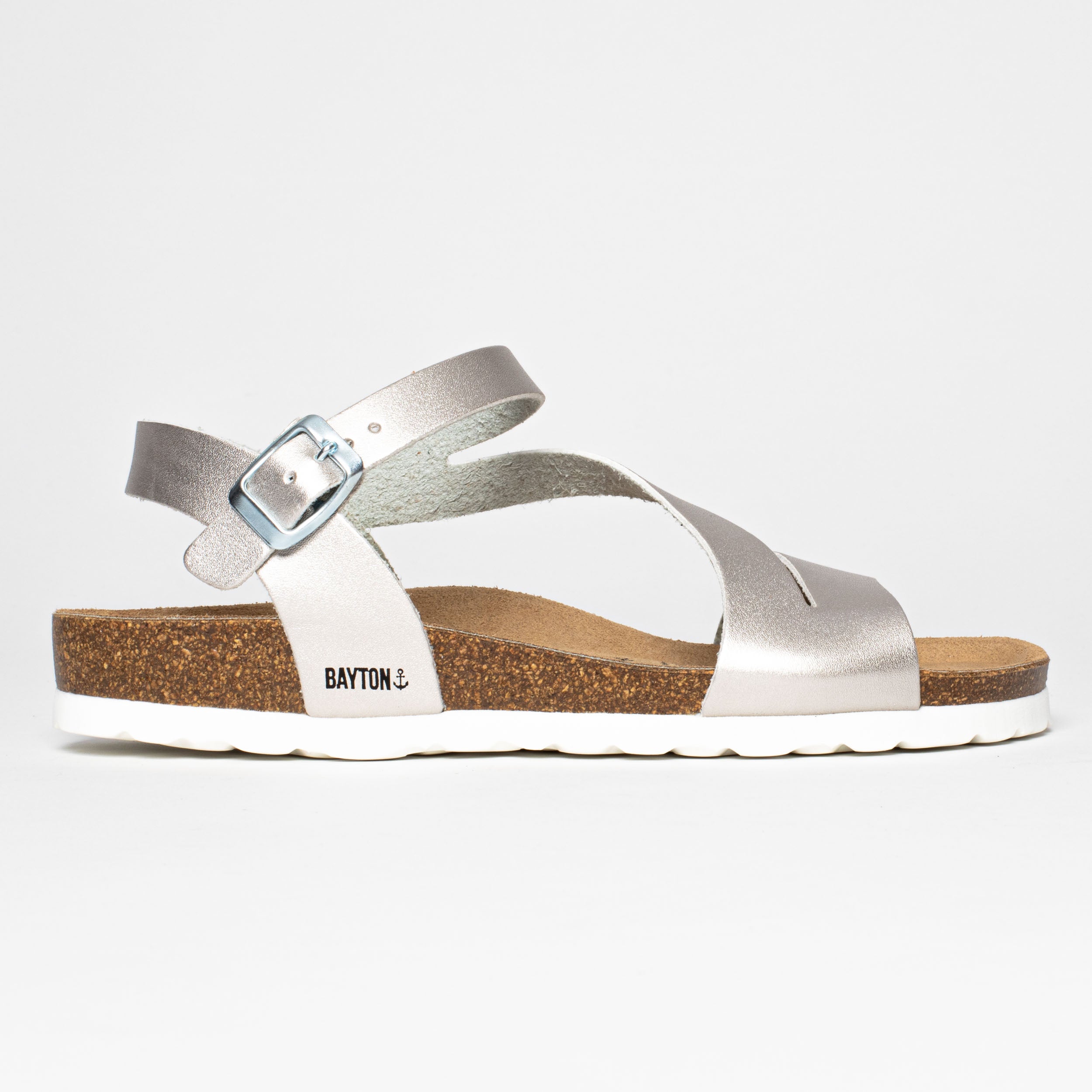 Javea Silver Multi-Strap Sandals