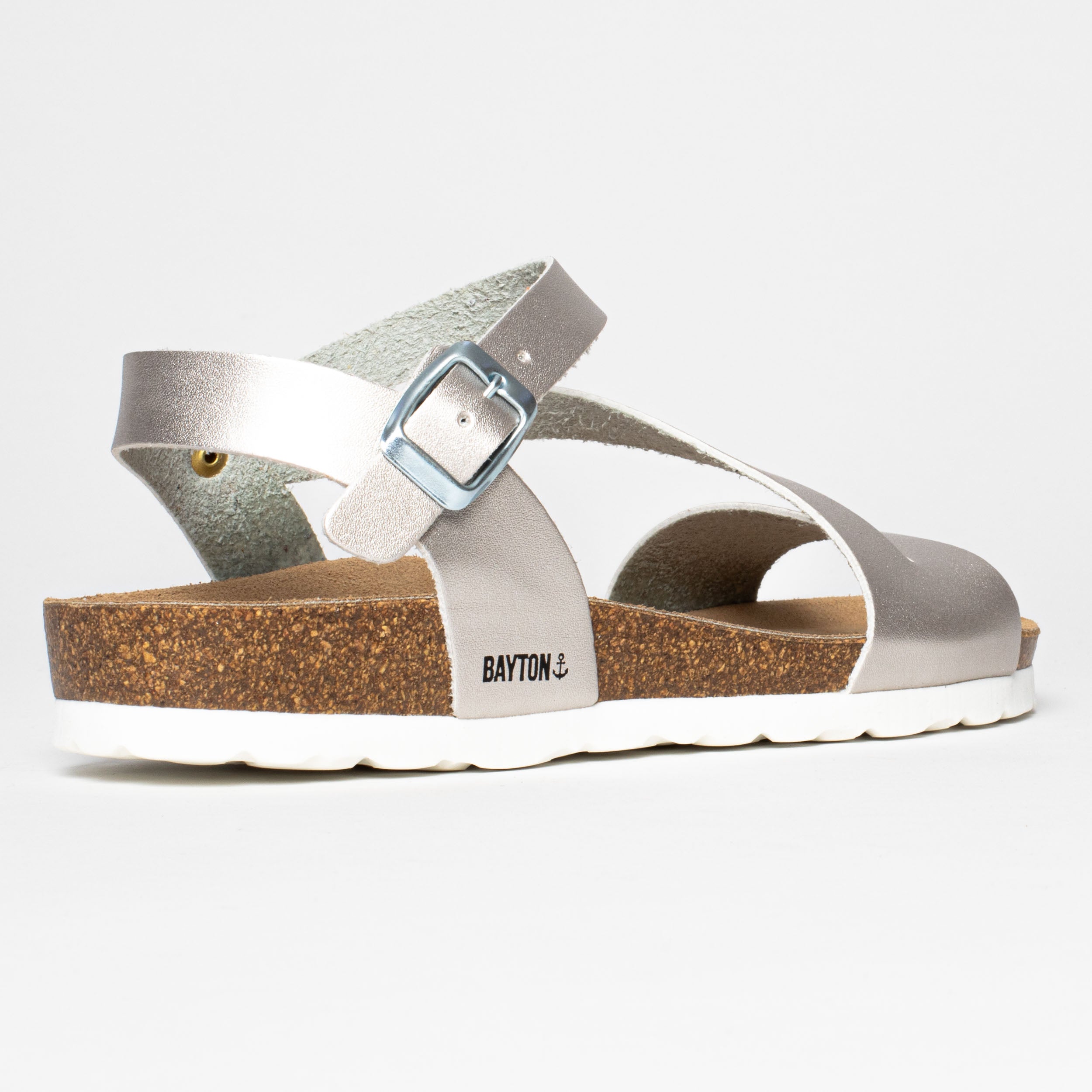 Javea Silver Multi-Strap Sandals