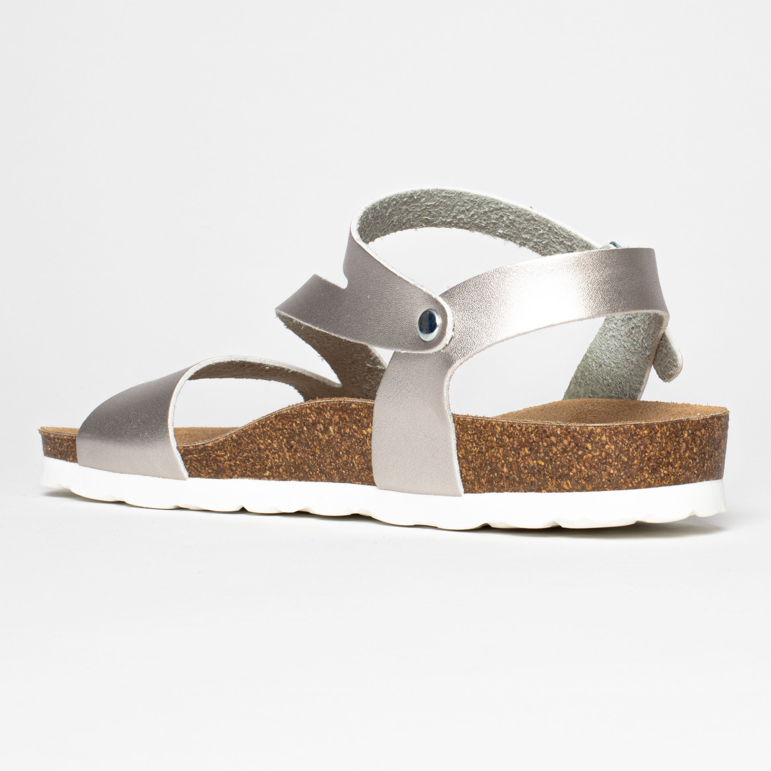 Javea Silver Multi-Strap Sandals