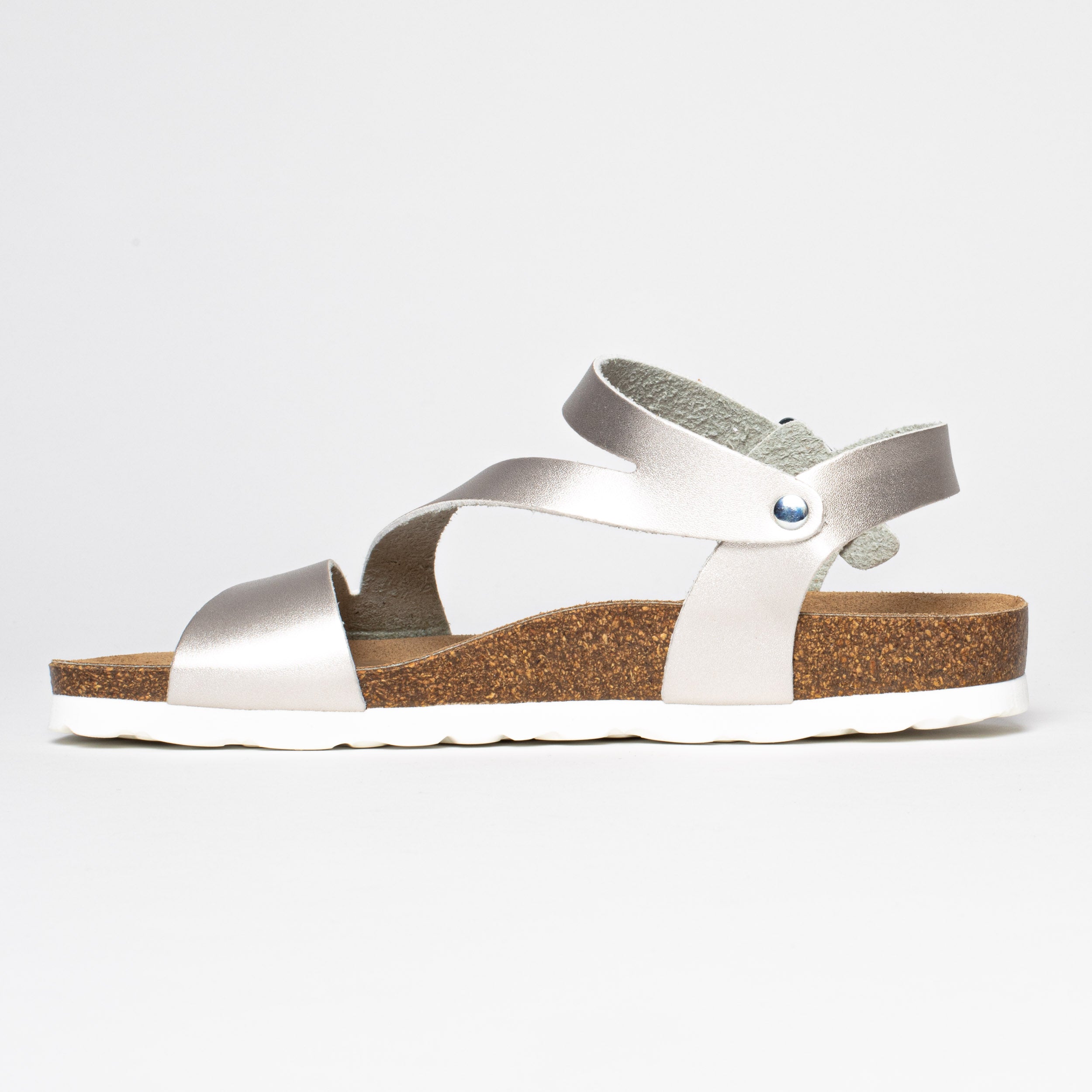 Javea Silver Multi-Strap Sandals