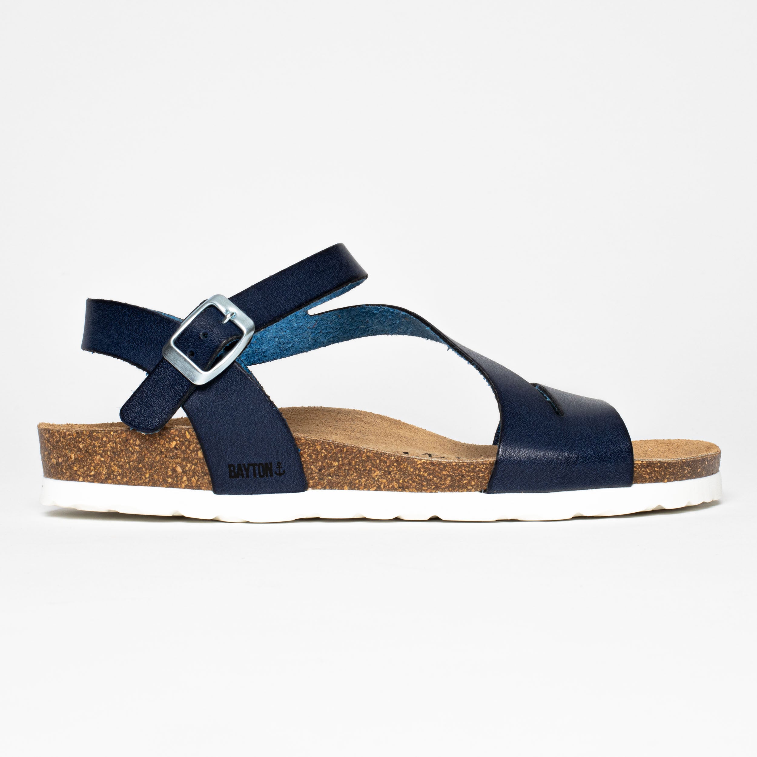 Javea Navy Blue Multi-Strap Sandals