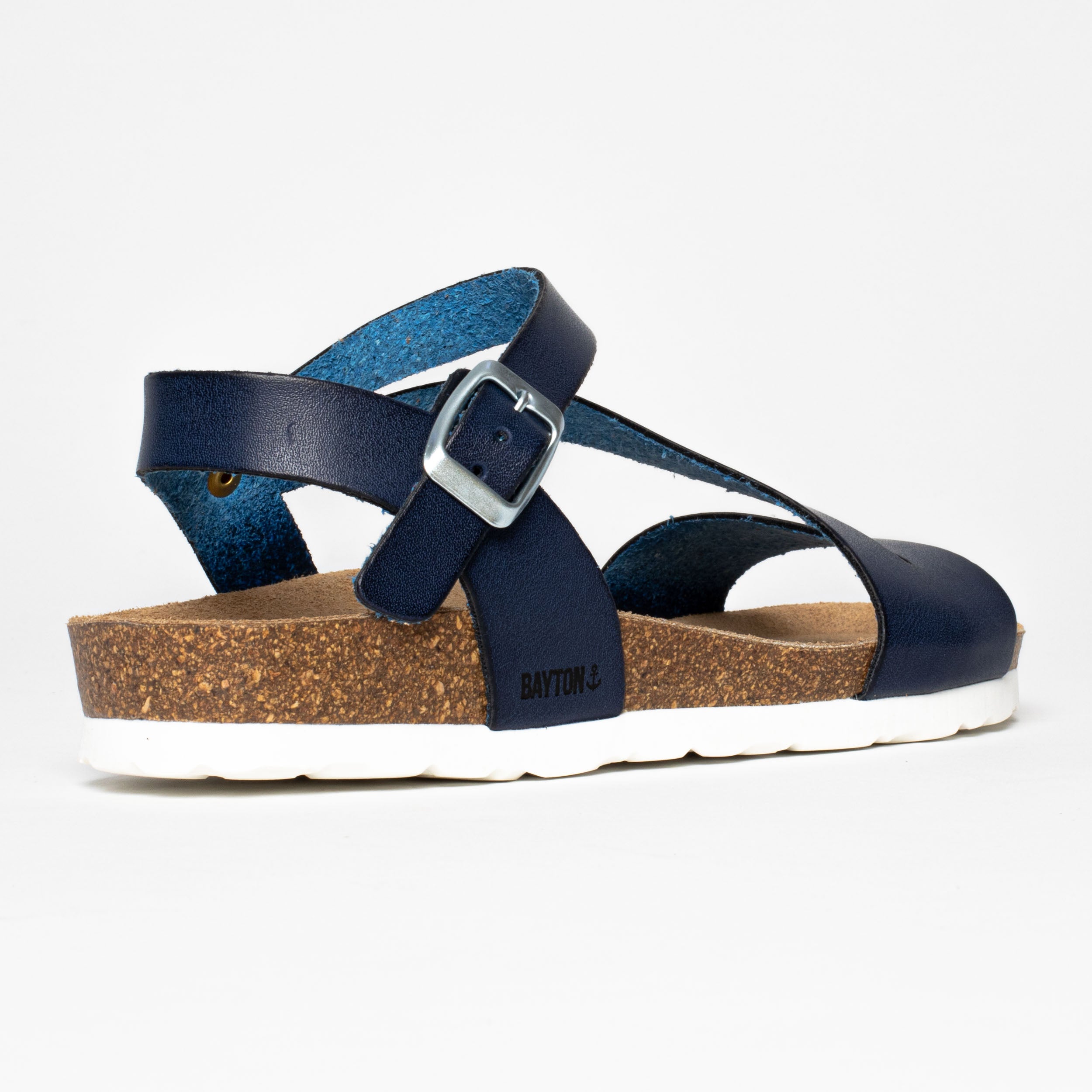 Javea Navy Blue Multi-Strap Sandals