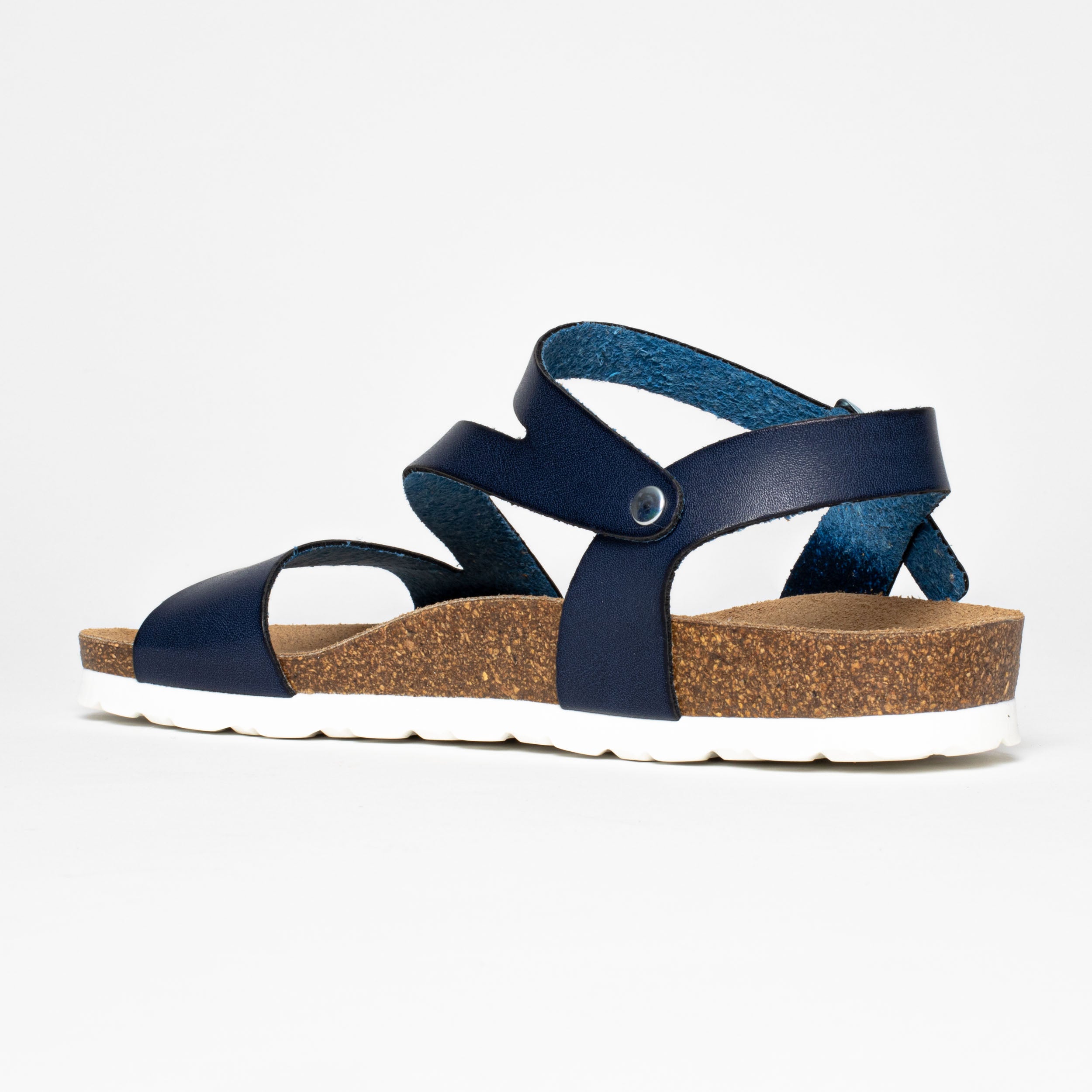 Javea Navy Blue Multi-Strap Sandals