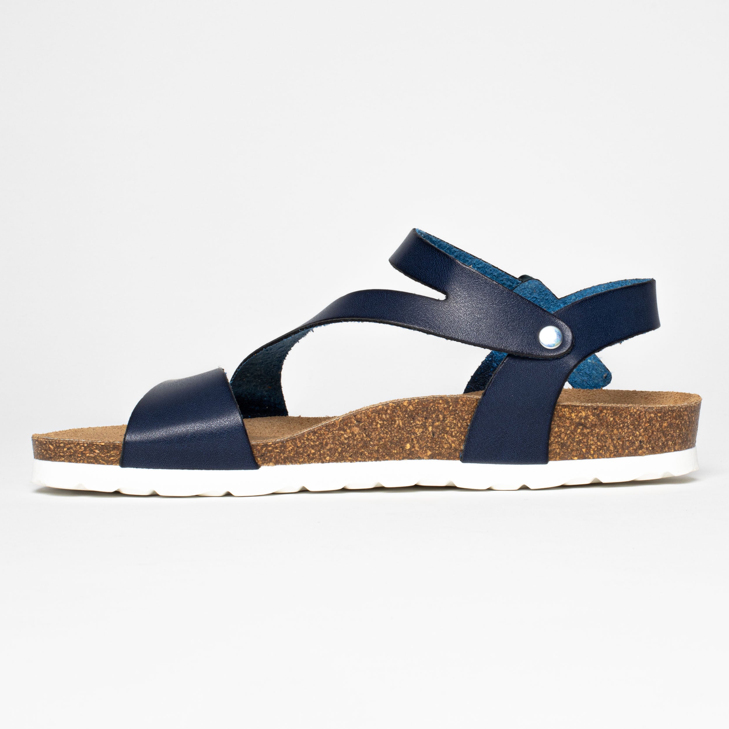 Javea Navy Blue Multi-Strap Sandals