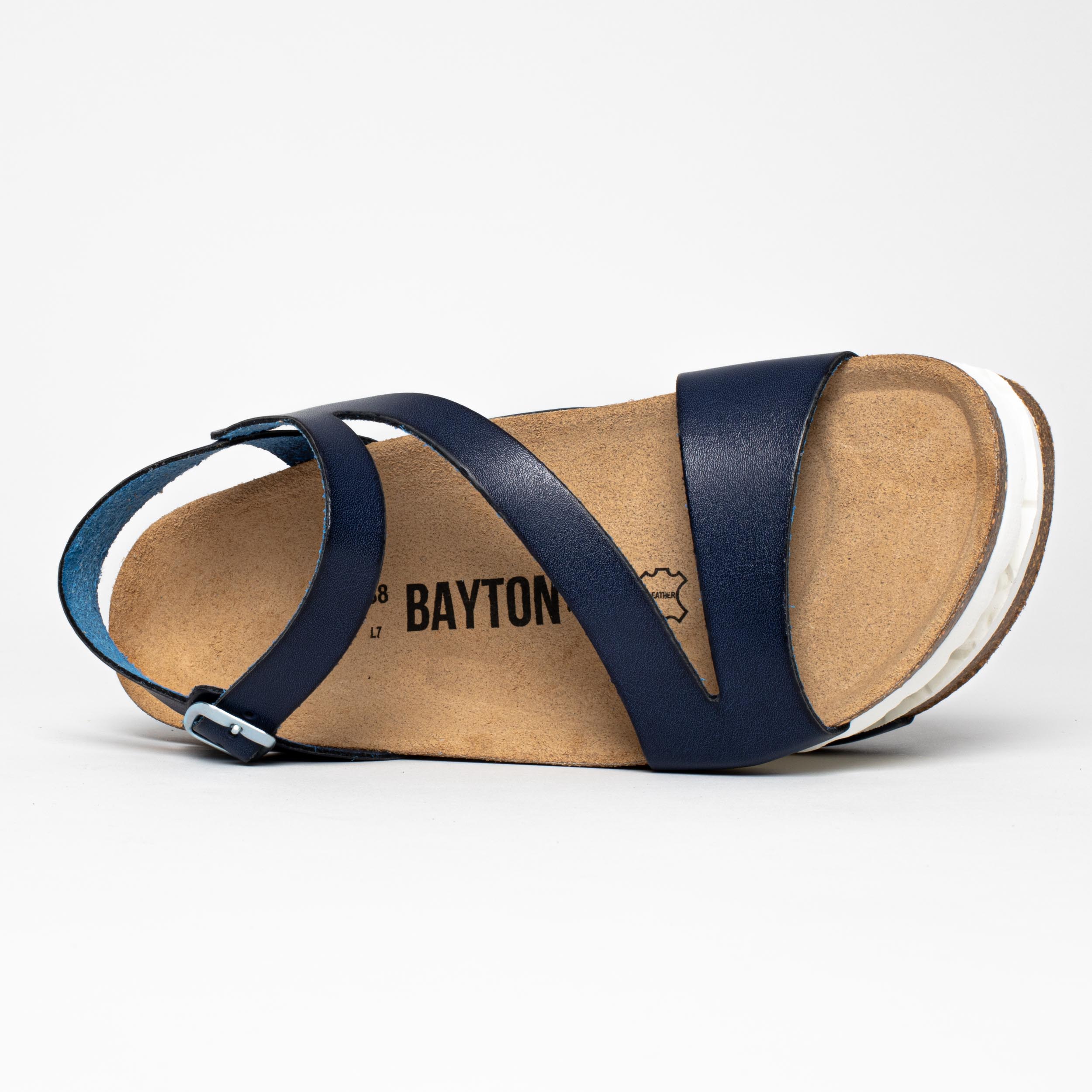 Javea Navy Blue Multi-Strap Sandals