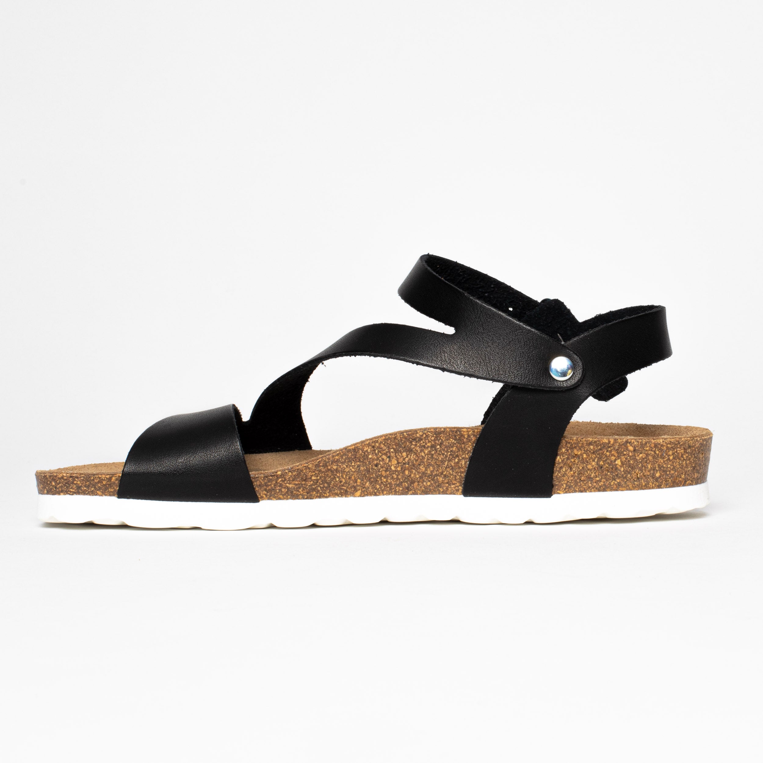 Javea Black Multi-Strap Sandals