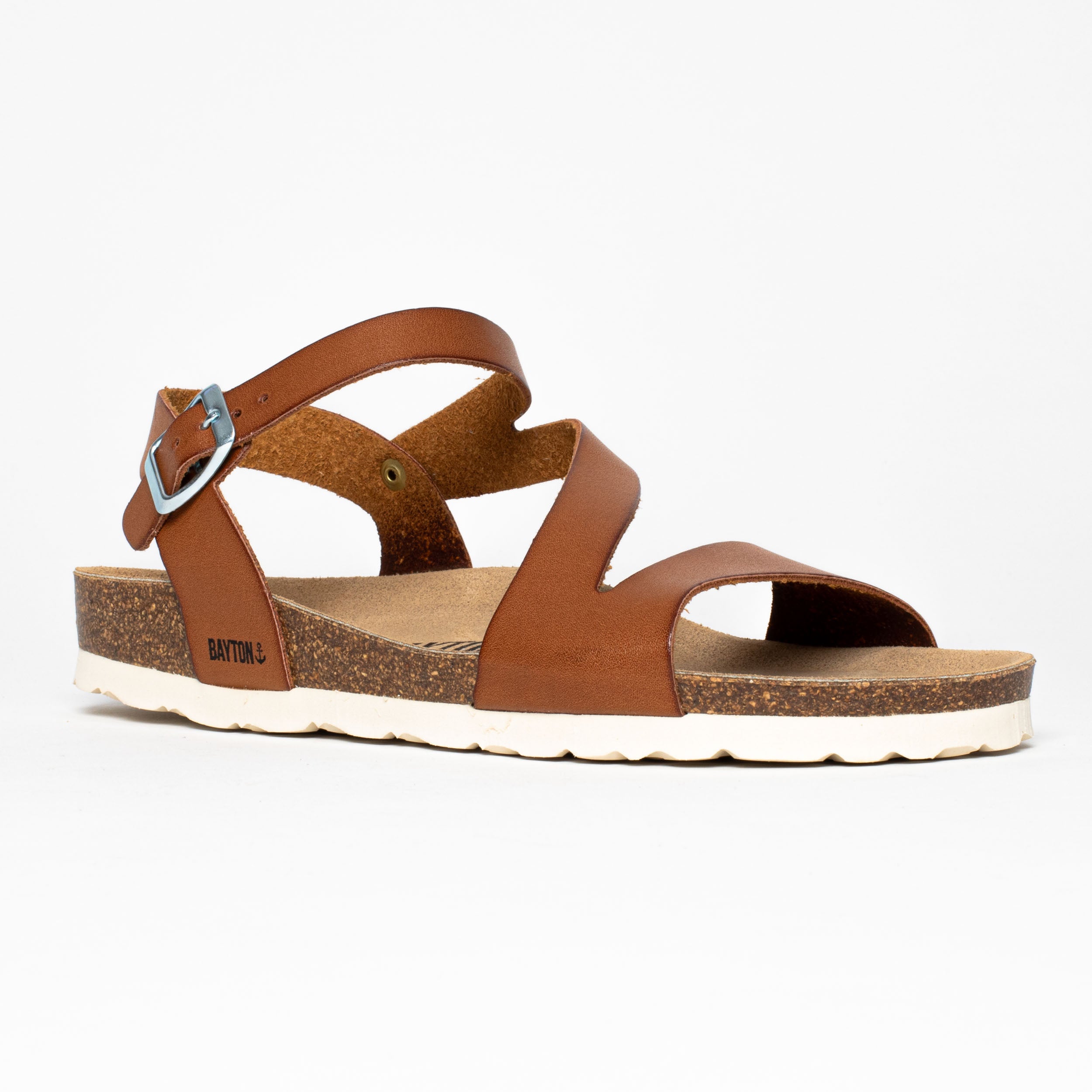 Javea Camel Multi-Strap Sandals