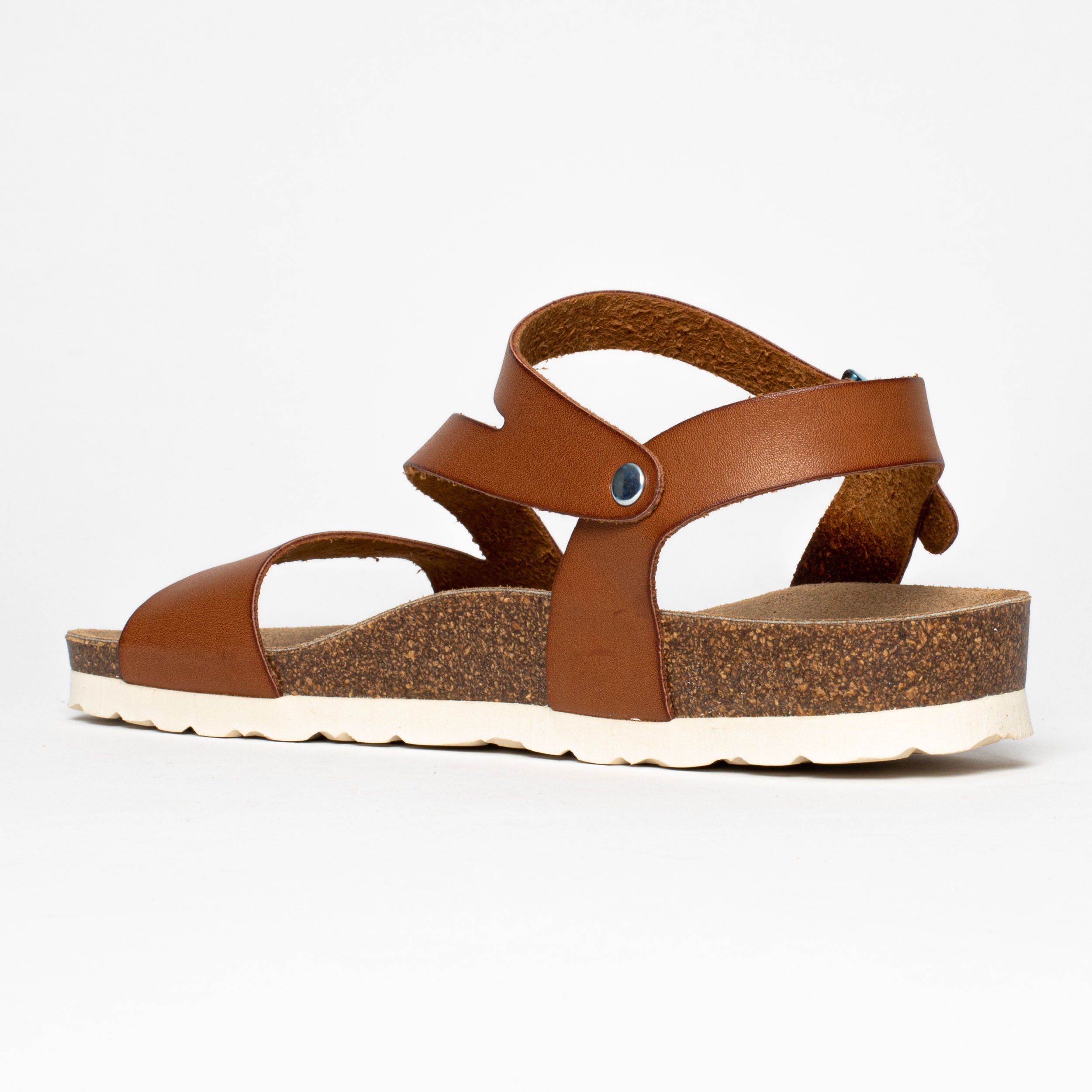 Javea Camel Multi-Strap Sandals