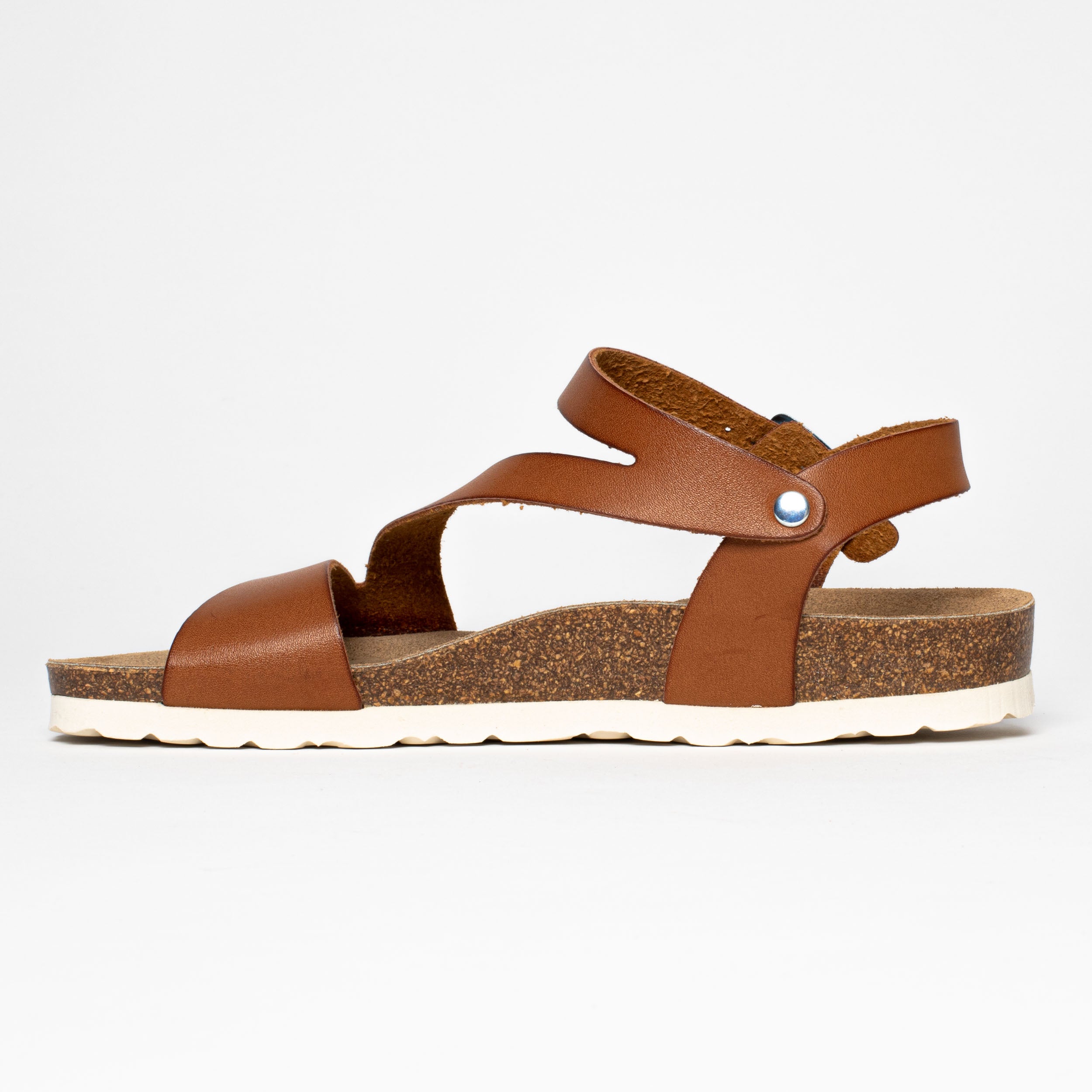 Javea Camel Multi-Strap Sandals