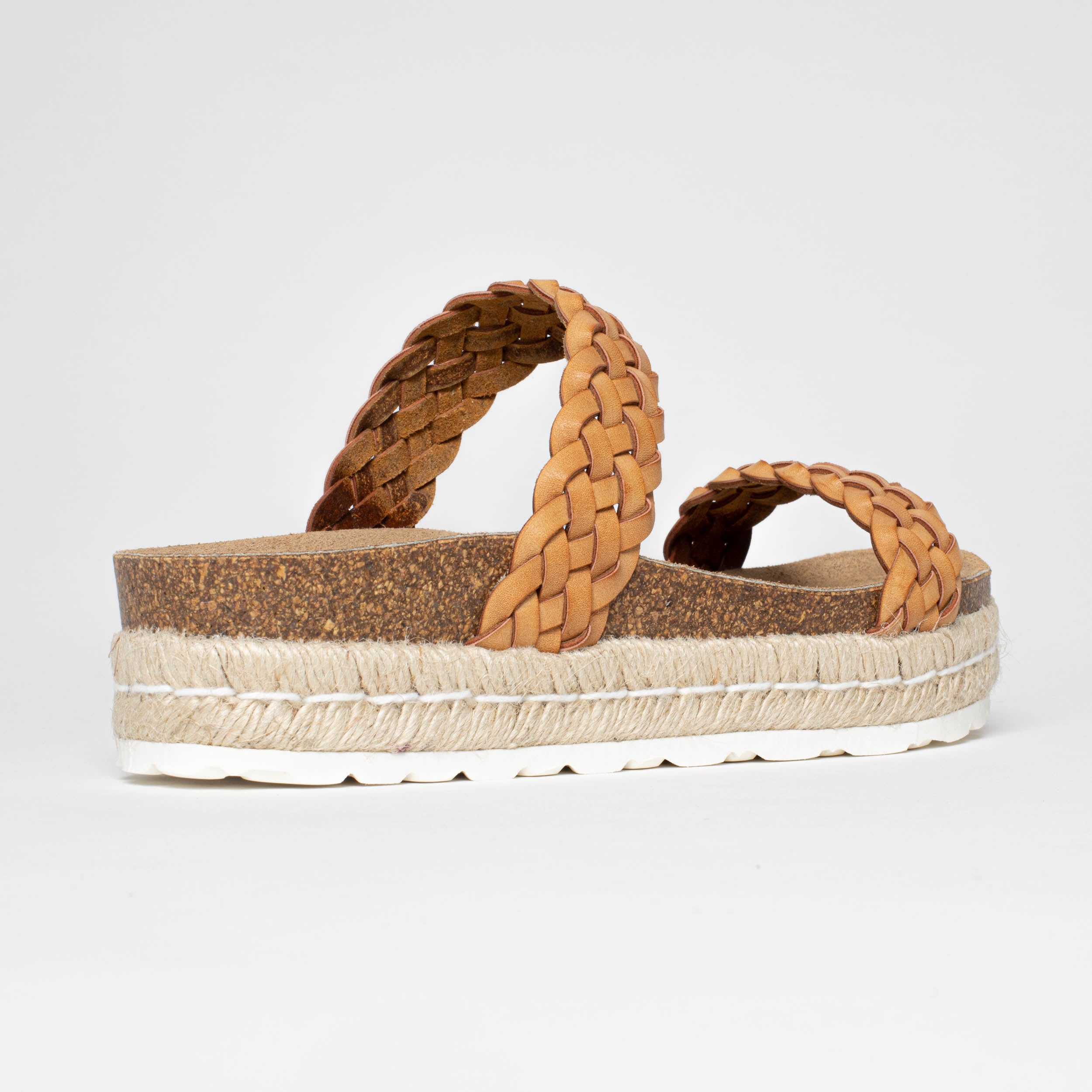 Cadiz Tan Platform Sandals