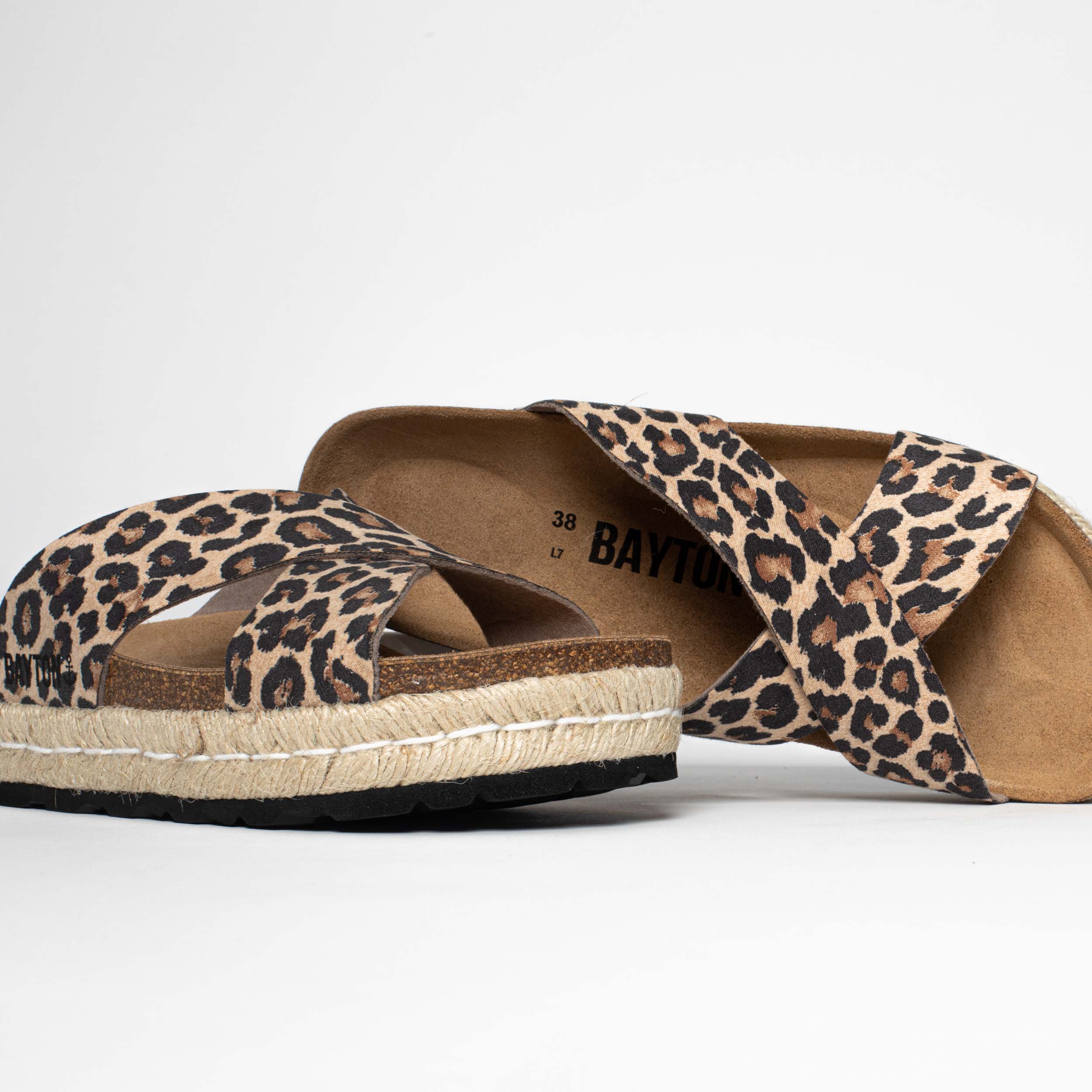 Penelope Leopard Platform Sandals