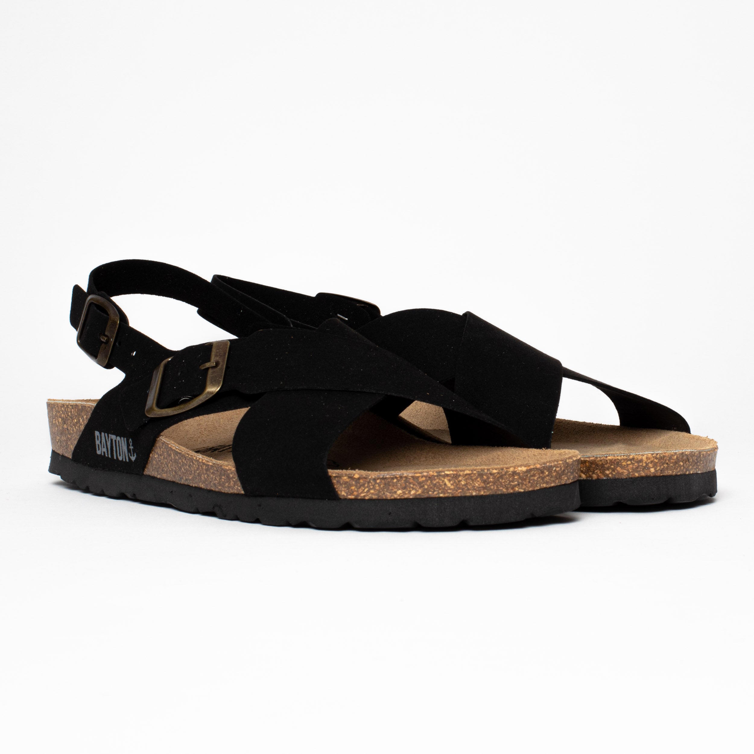 Sandalias Cantabrie Multitiras Negro