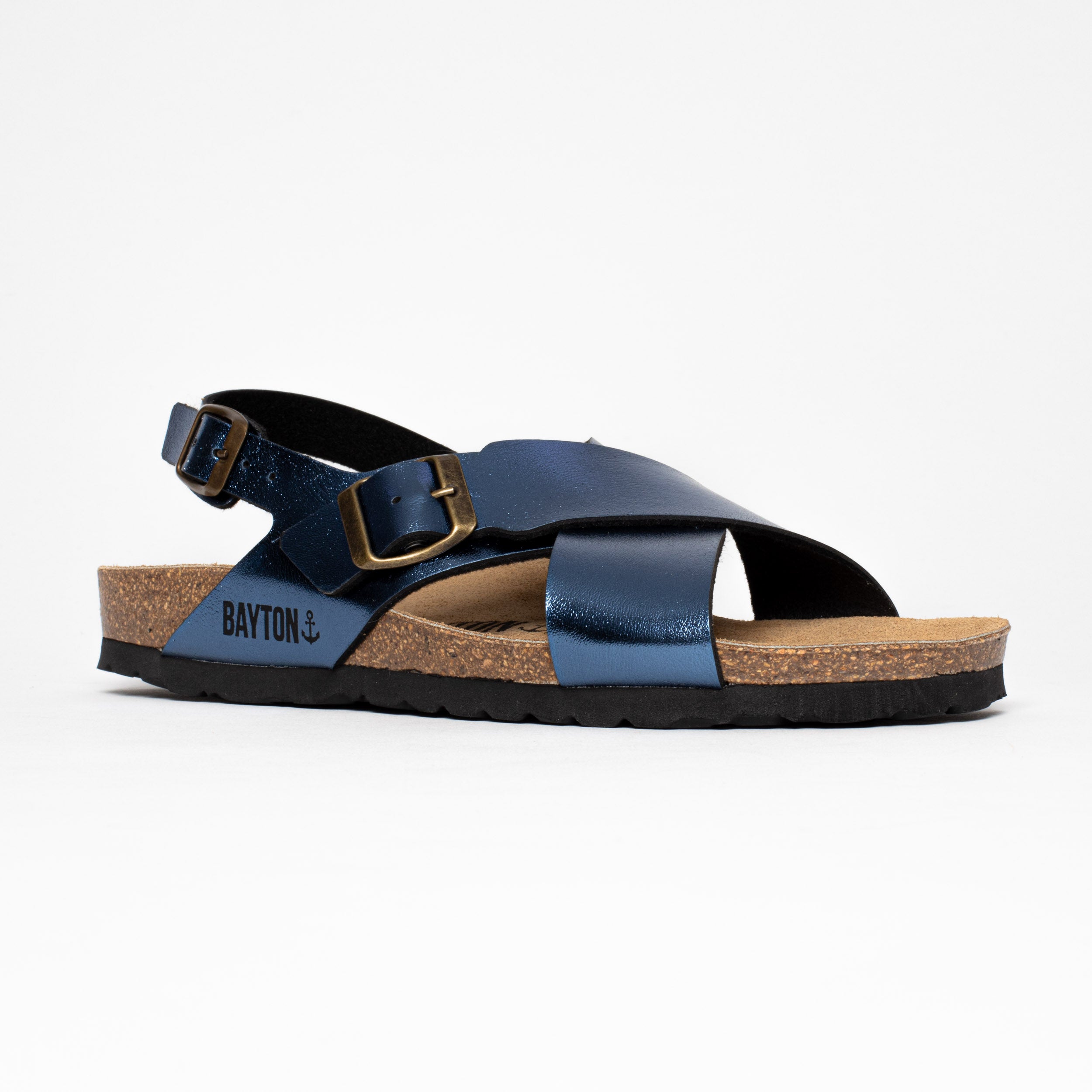 Sandales Cantabrie Bleu Marine Multi-Brides