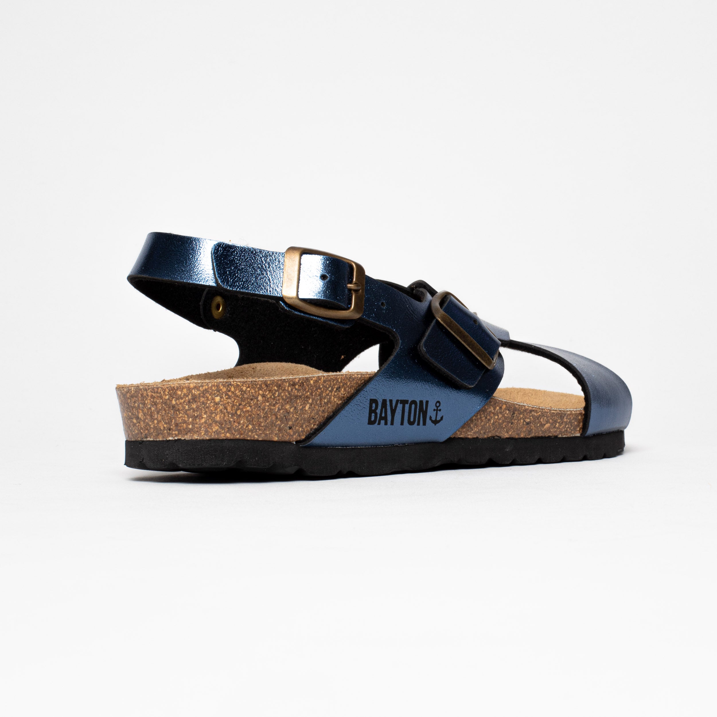 Cantabria Navy Blue Multi-Strap Sandals