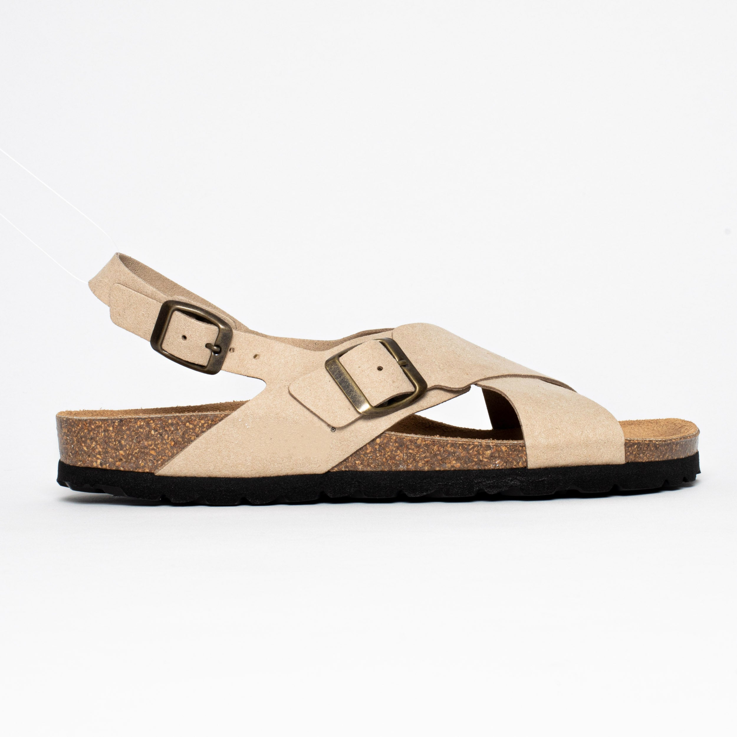 Radu Taupe Multi-Strap Sandals