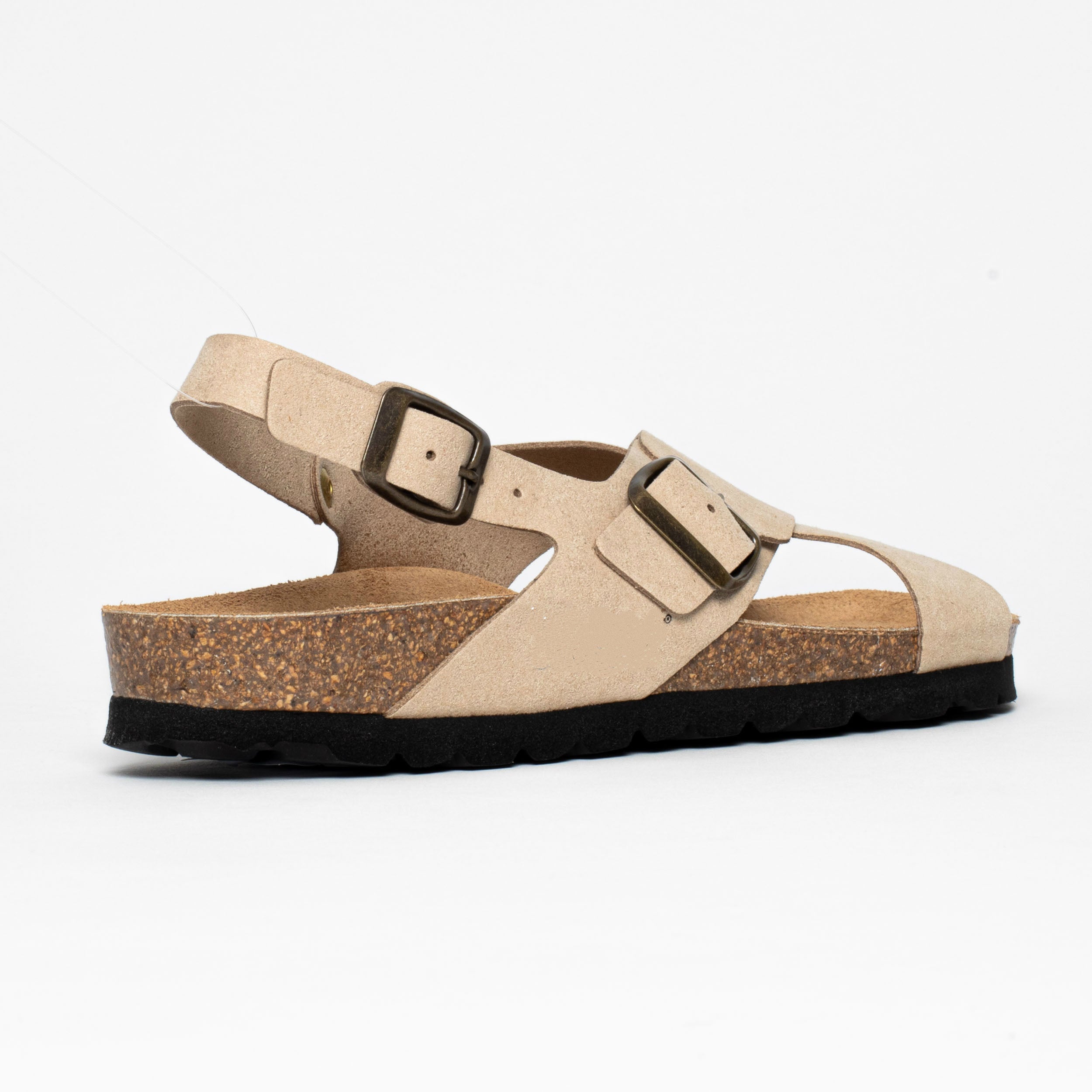 Radu Taupe Multi-Strap Sandals