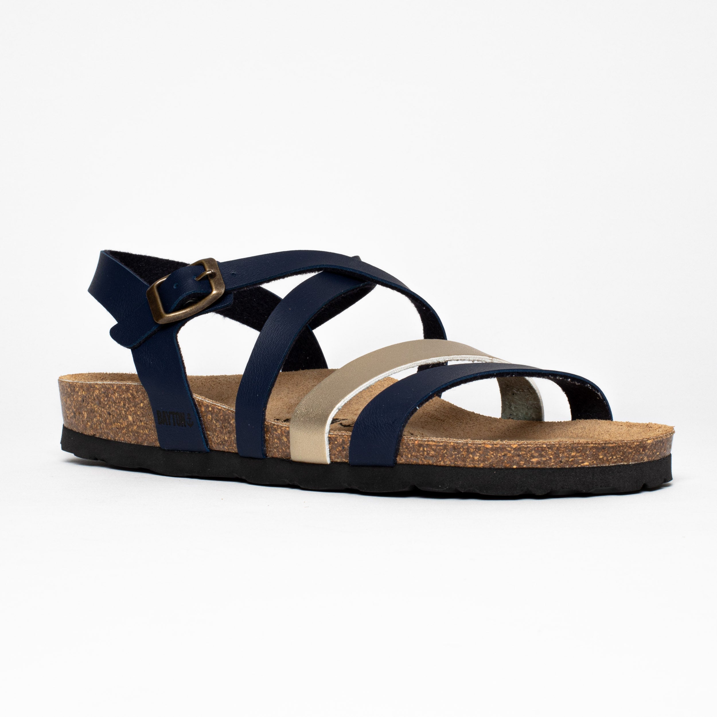 Sandales Gerone Bleu Marine Multi-Brides