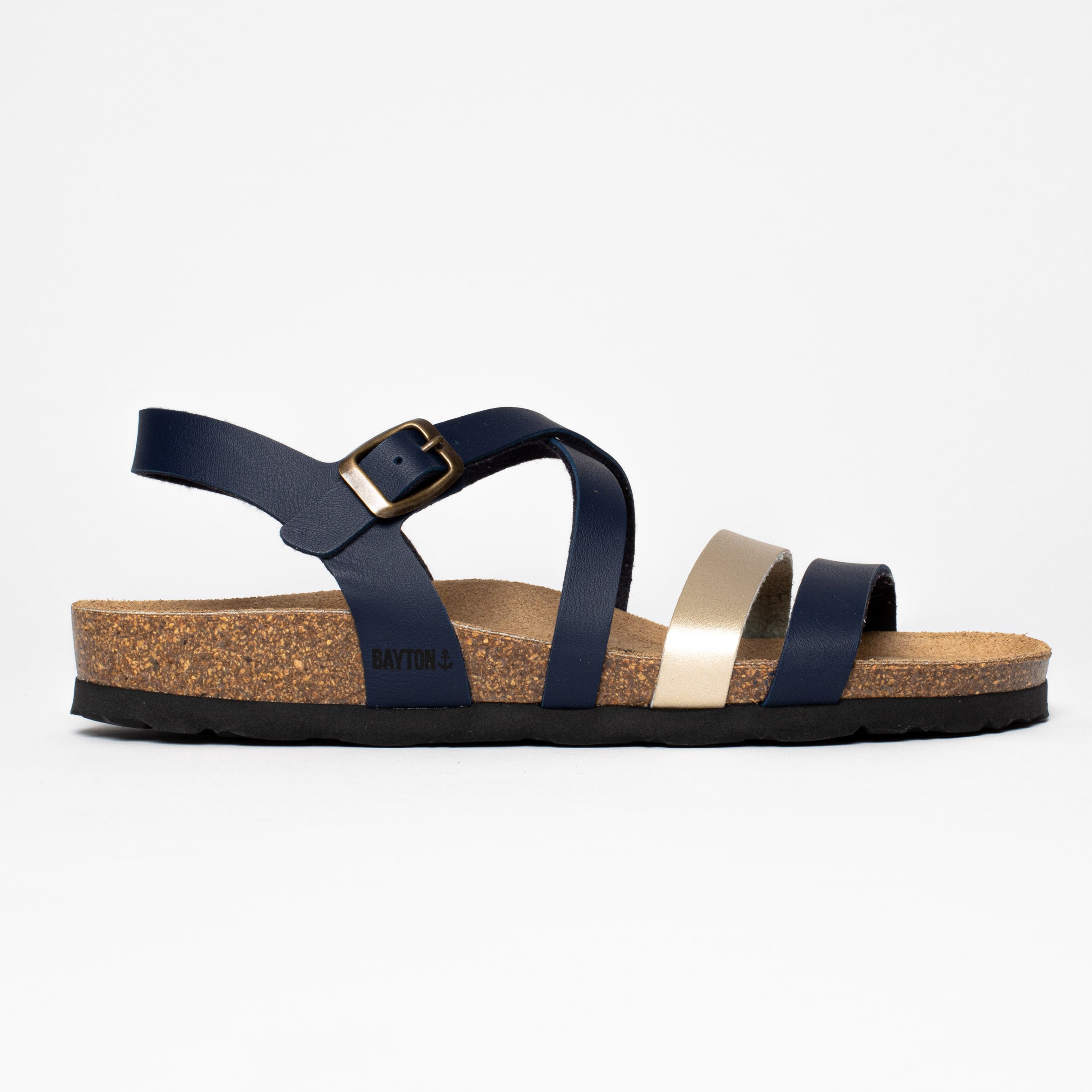 Sandales Gerone Bleu Marine Multi-Brides