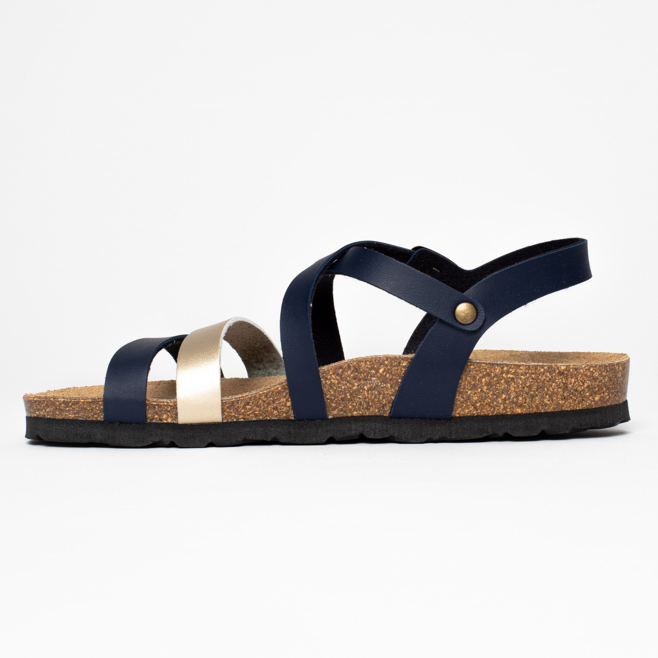 Sandales Gerone Bleu Marine Multi-Brides